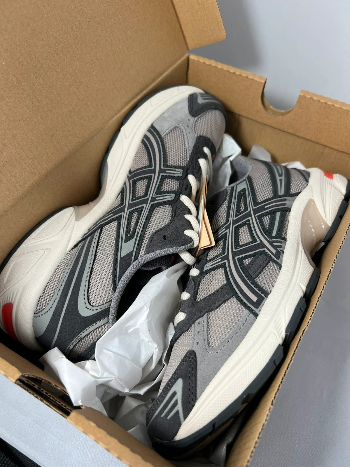 ASICS Gel-1130 Moonrock Obsidian Grey UK3.5