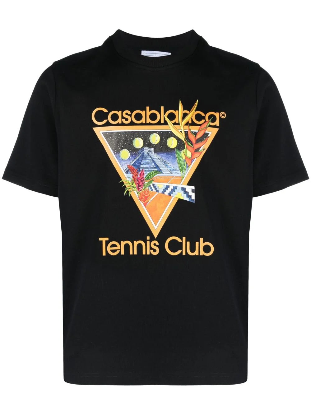 Casablanca Tennis Club Tshirt Black