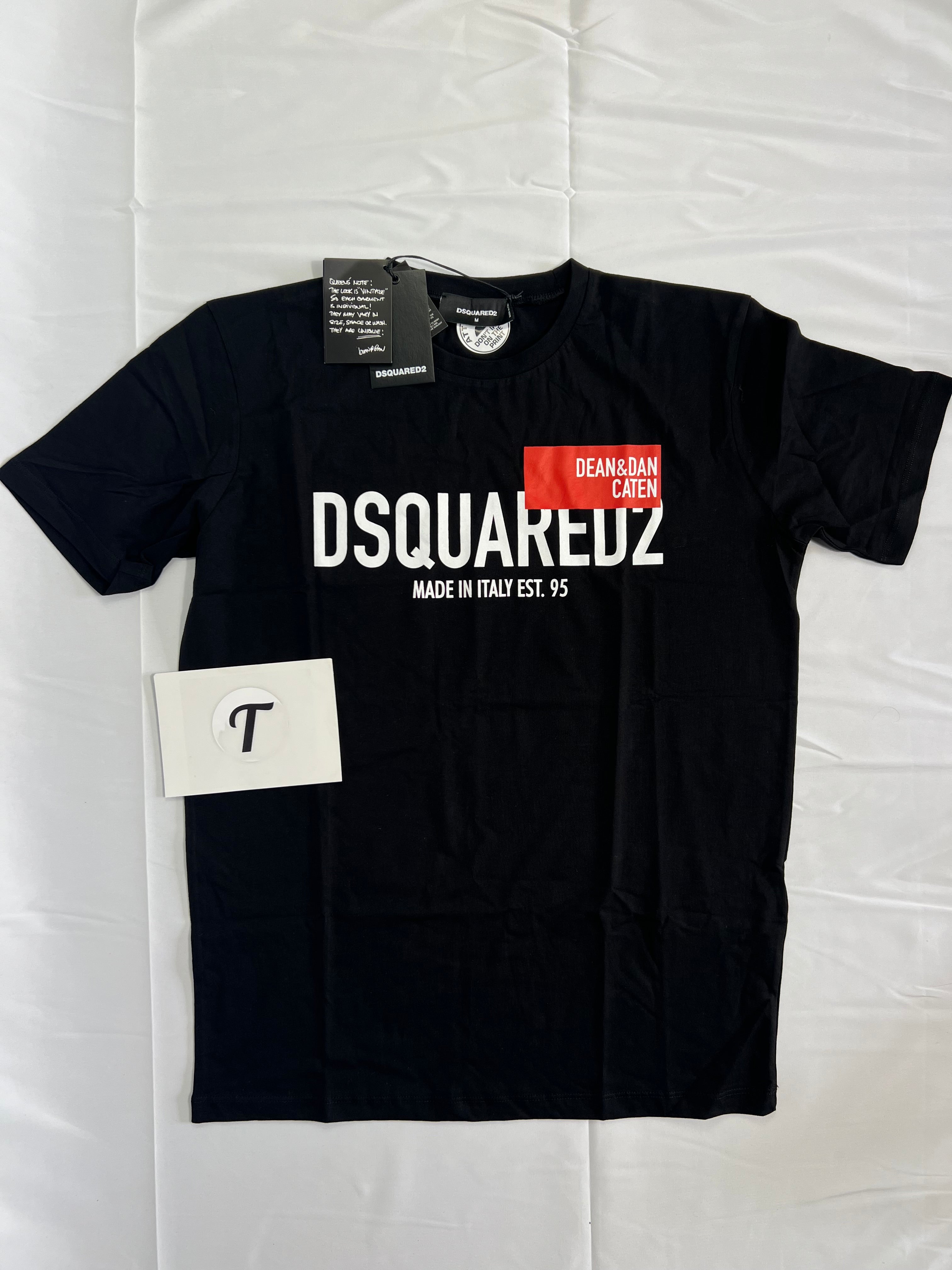 Dsquared2 “Dean & Dan Made In Italy” Tee Black