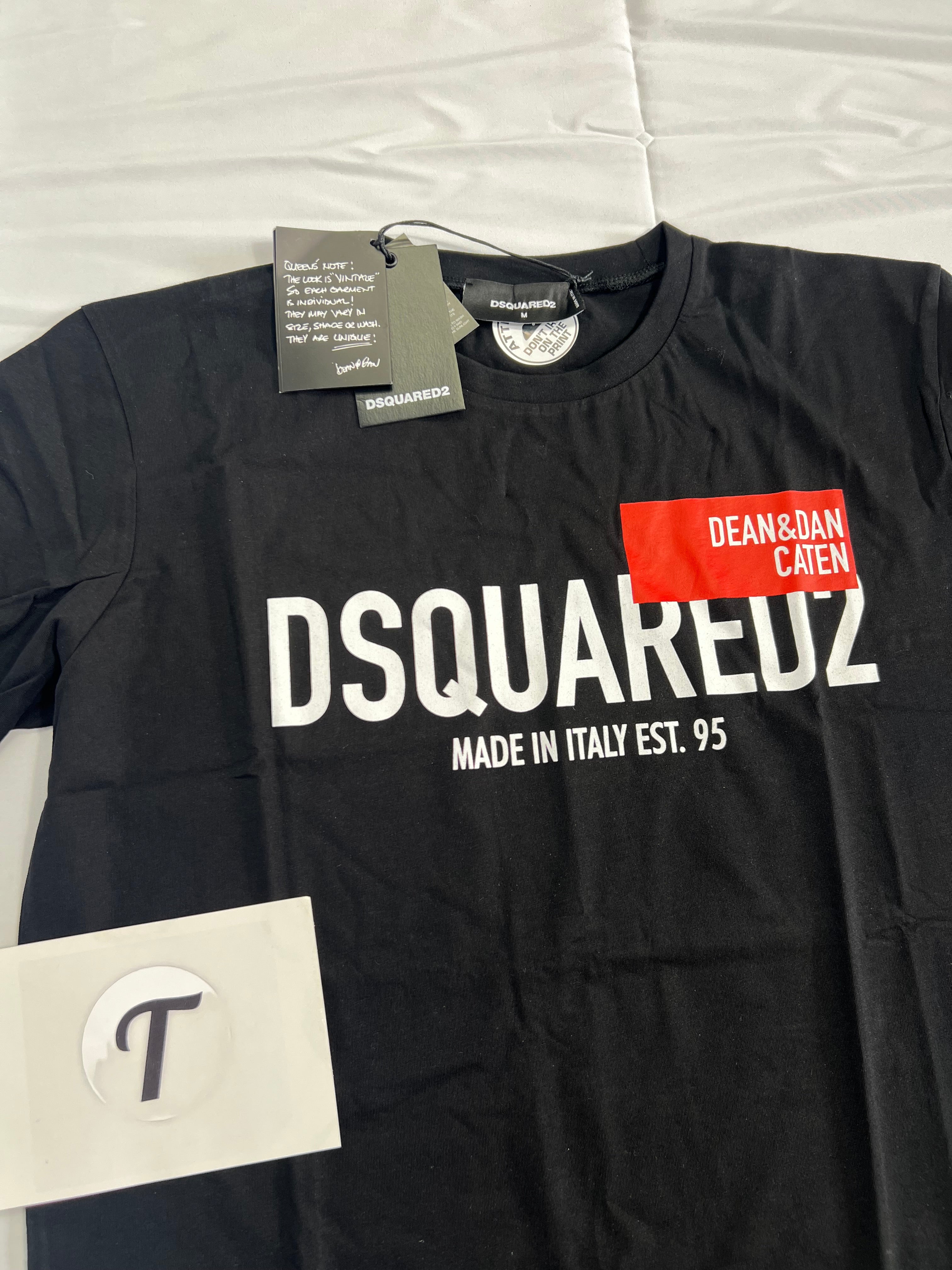 Dsquared2 “Dean & Dan Made In Italy” Tee Black