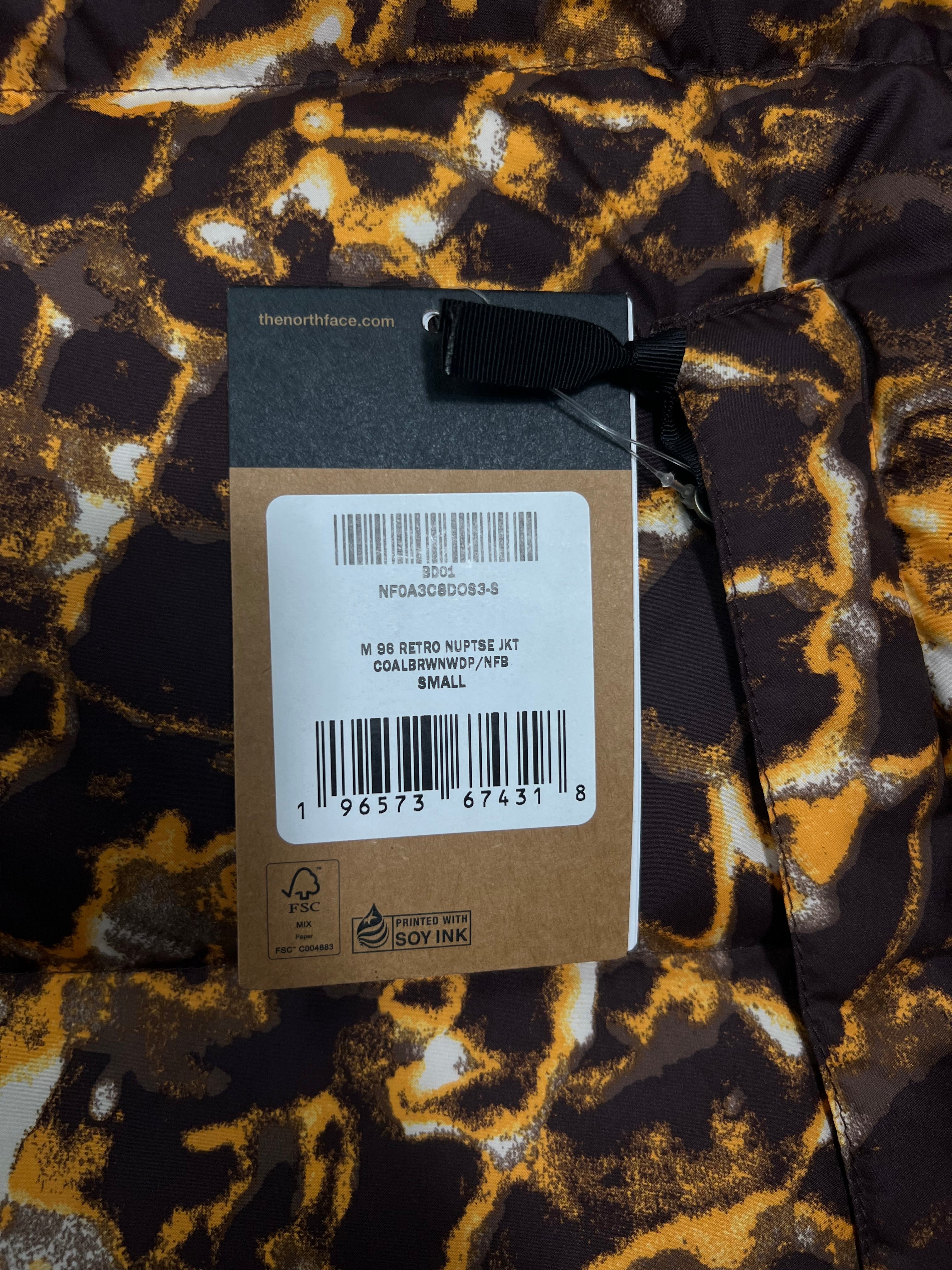 The North Face Nuptse 700 Puffer Jacket Brown/Black