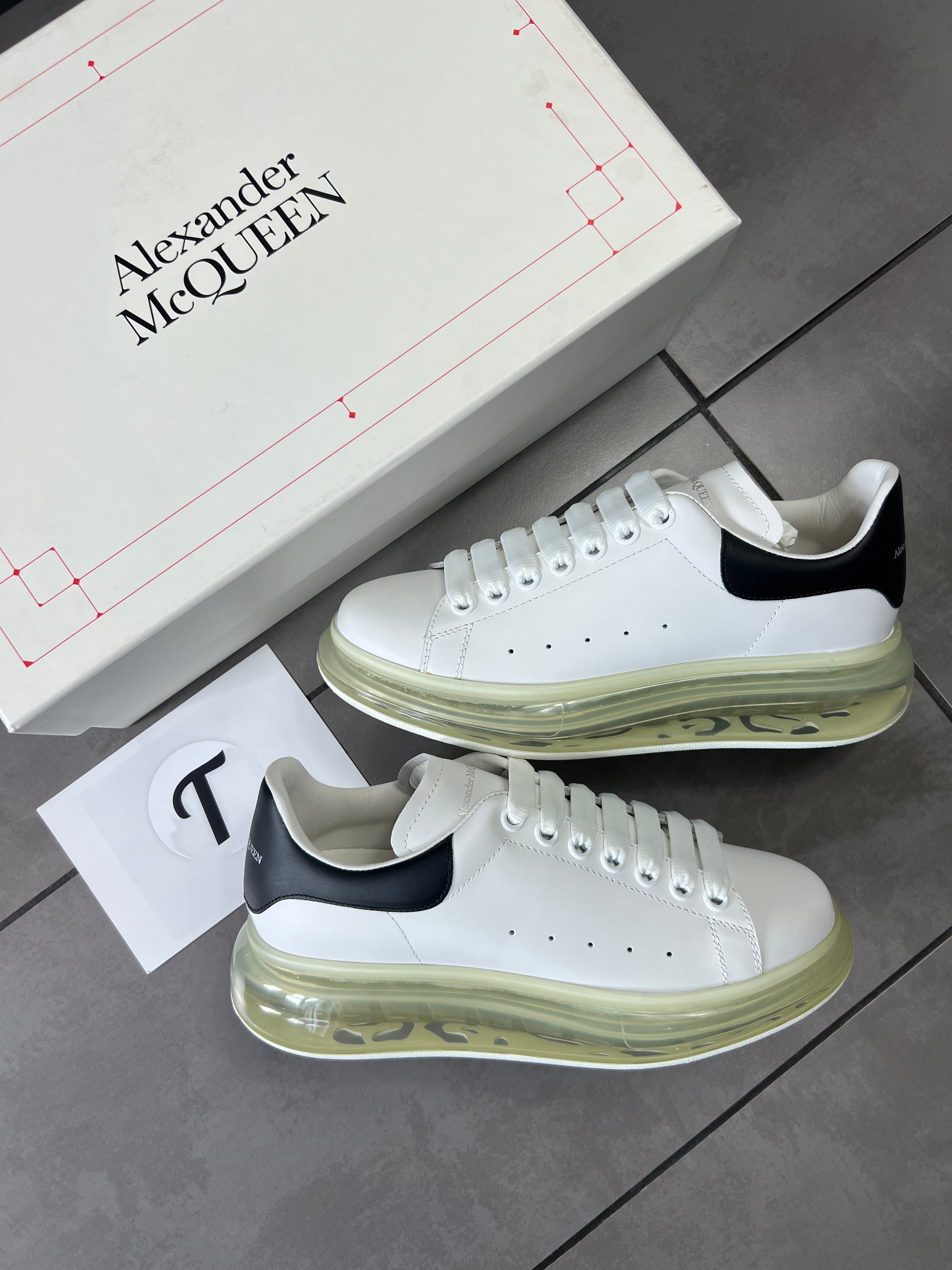 Alexander Mcqueen Oversized Sneaker White/Black