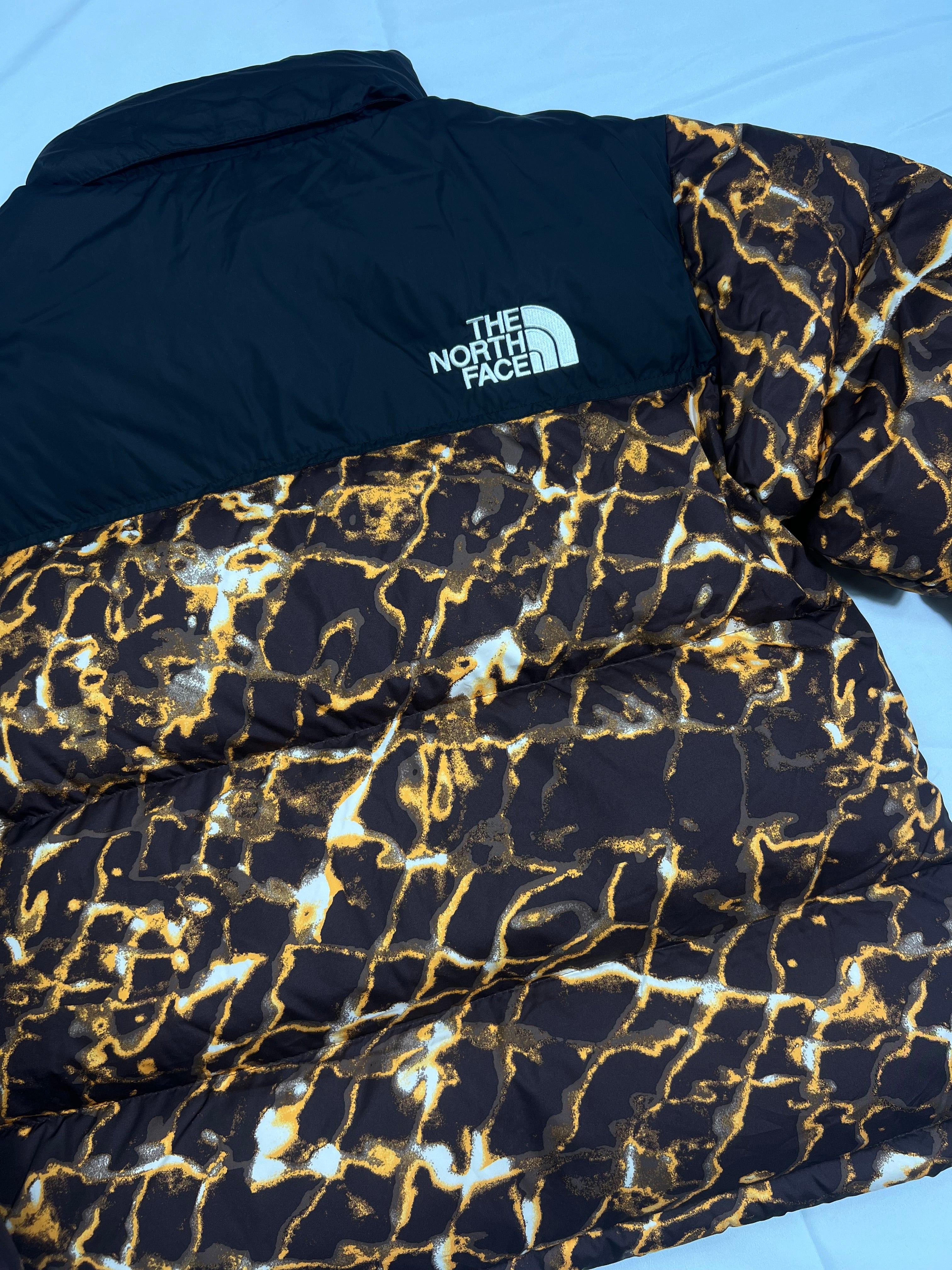 The North Face Nuptse 700 Puffer Jacket Brown/Black