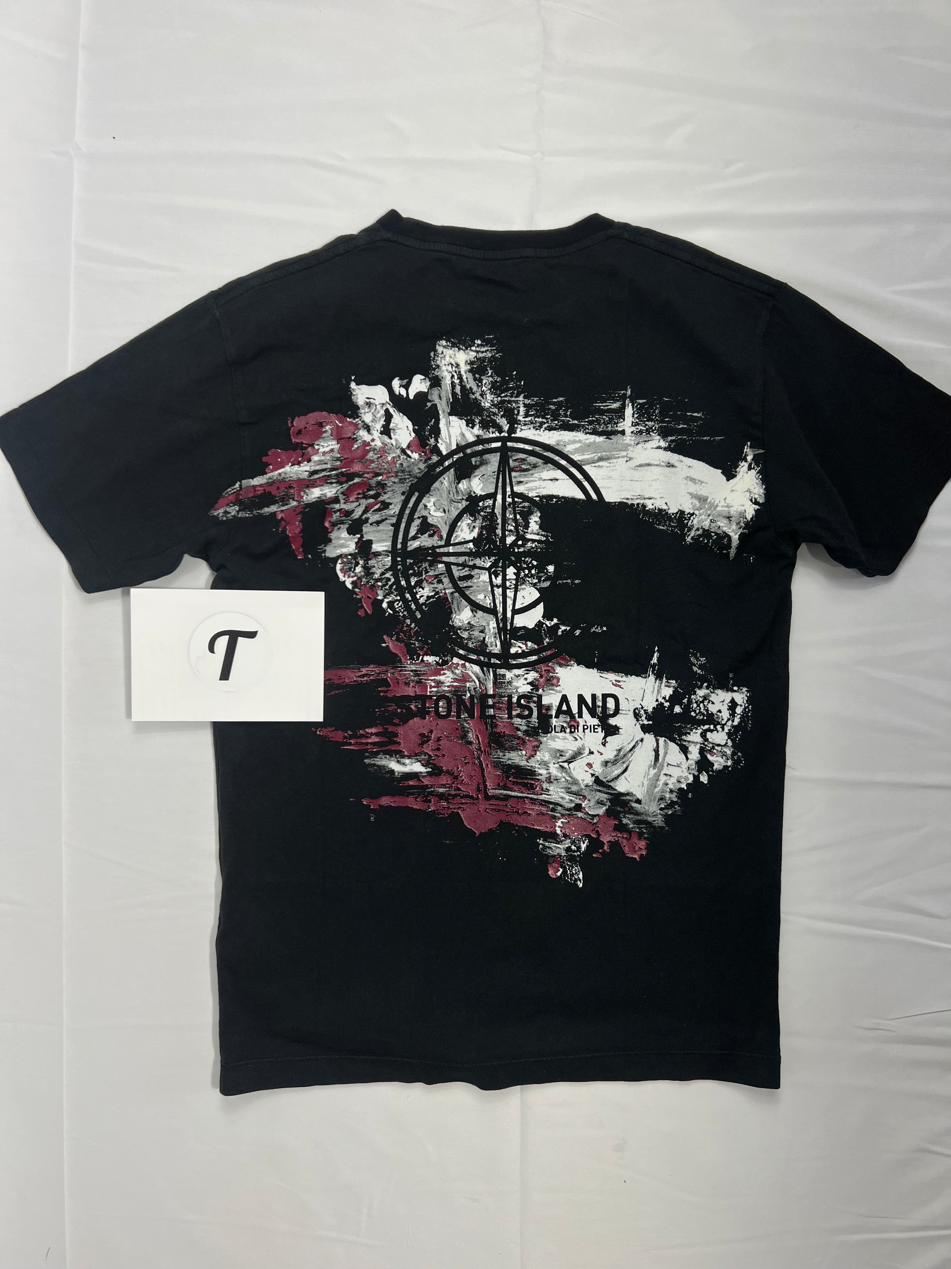 Stone Island Isola Di Pietra Tshirt Black