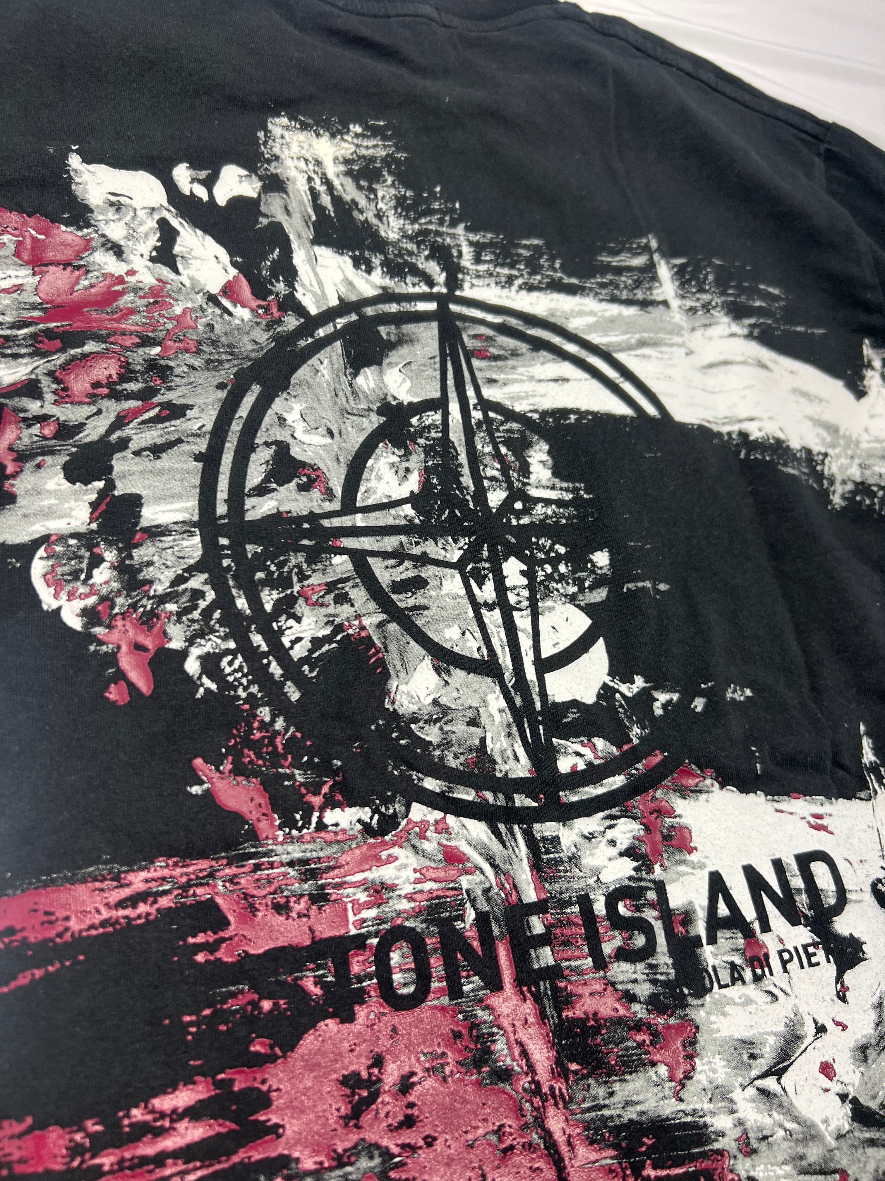 Stone Island Isola Di Pietra Tshirt Black