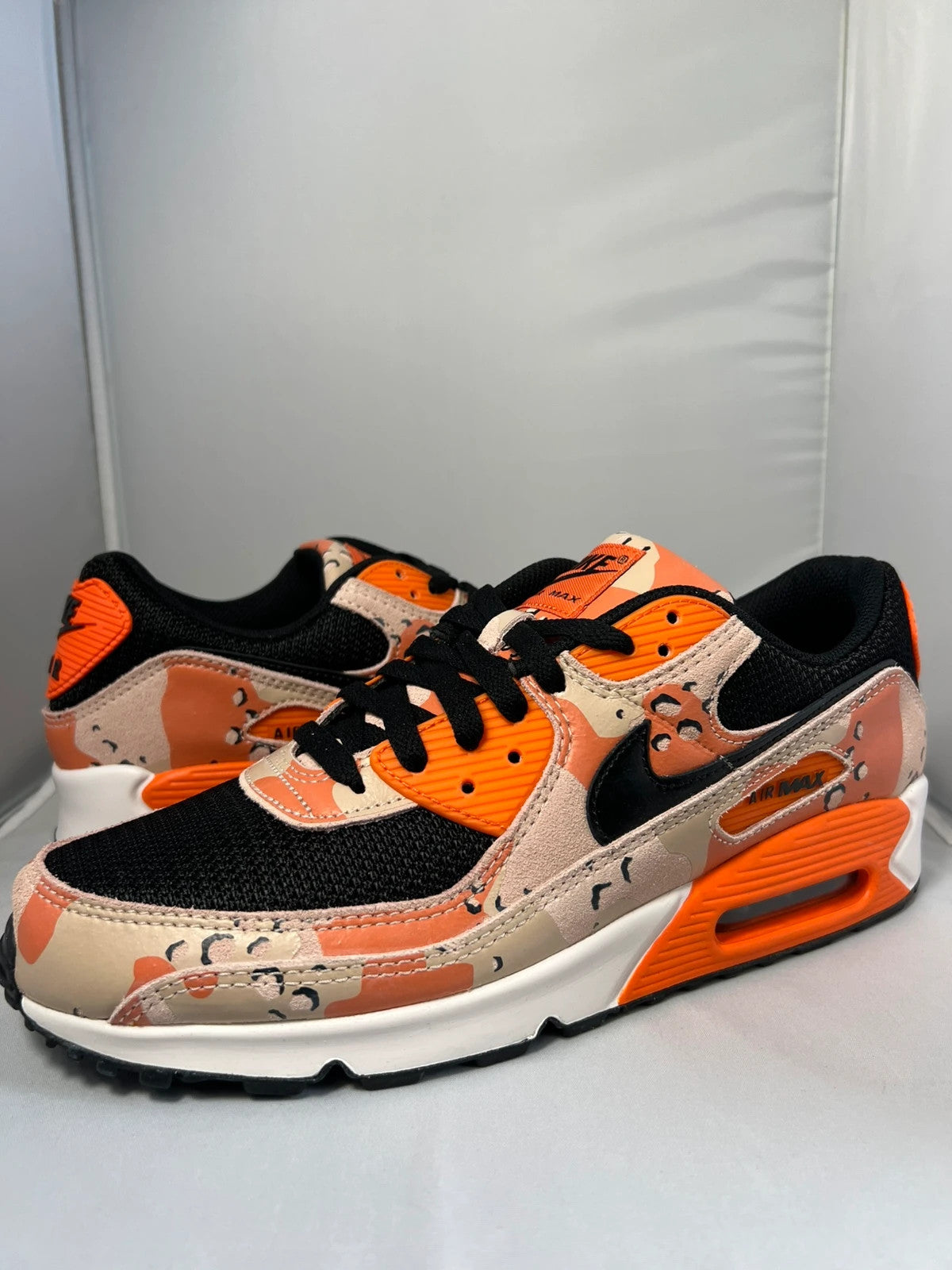 Nike Air Max 90 Camo Pack Bio Biege / Safety Orange