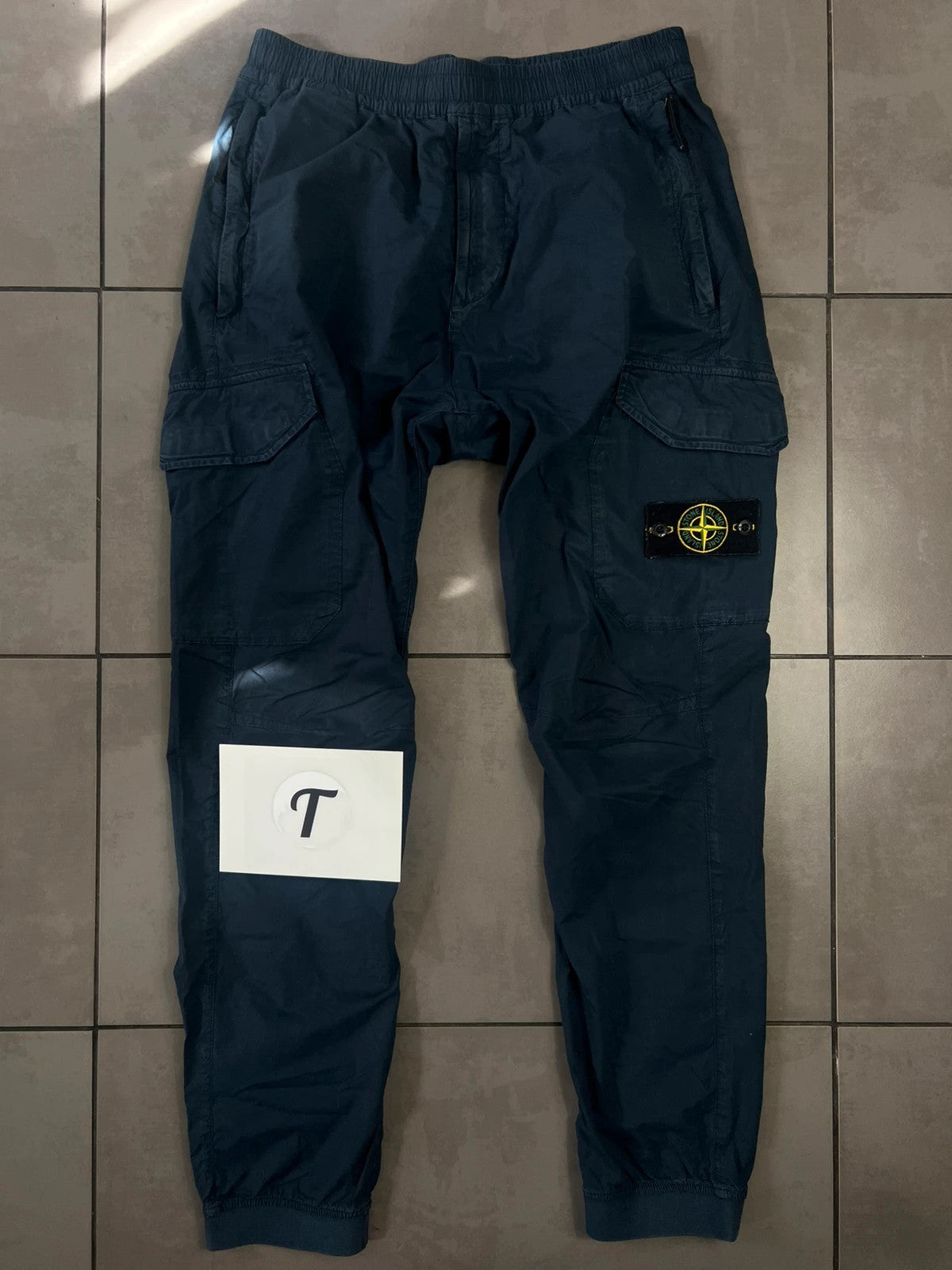 Stone Island Type RE - T Cargos Cargo Trousers Navy