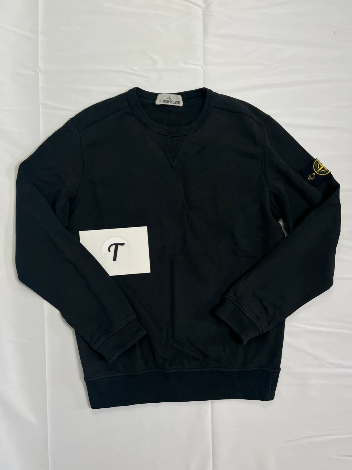 Stone Island Black Pullover Sweatshirt