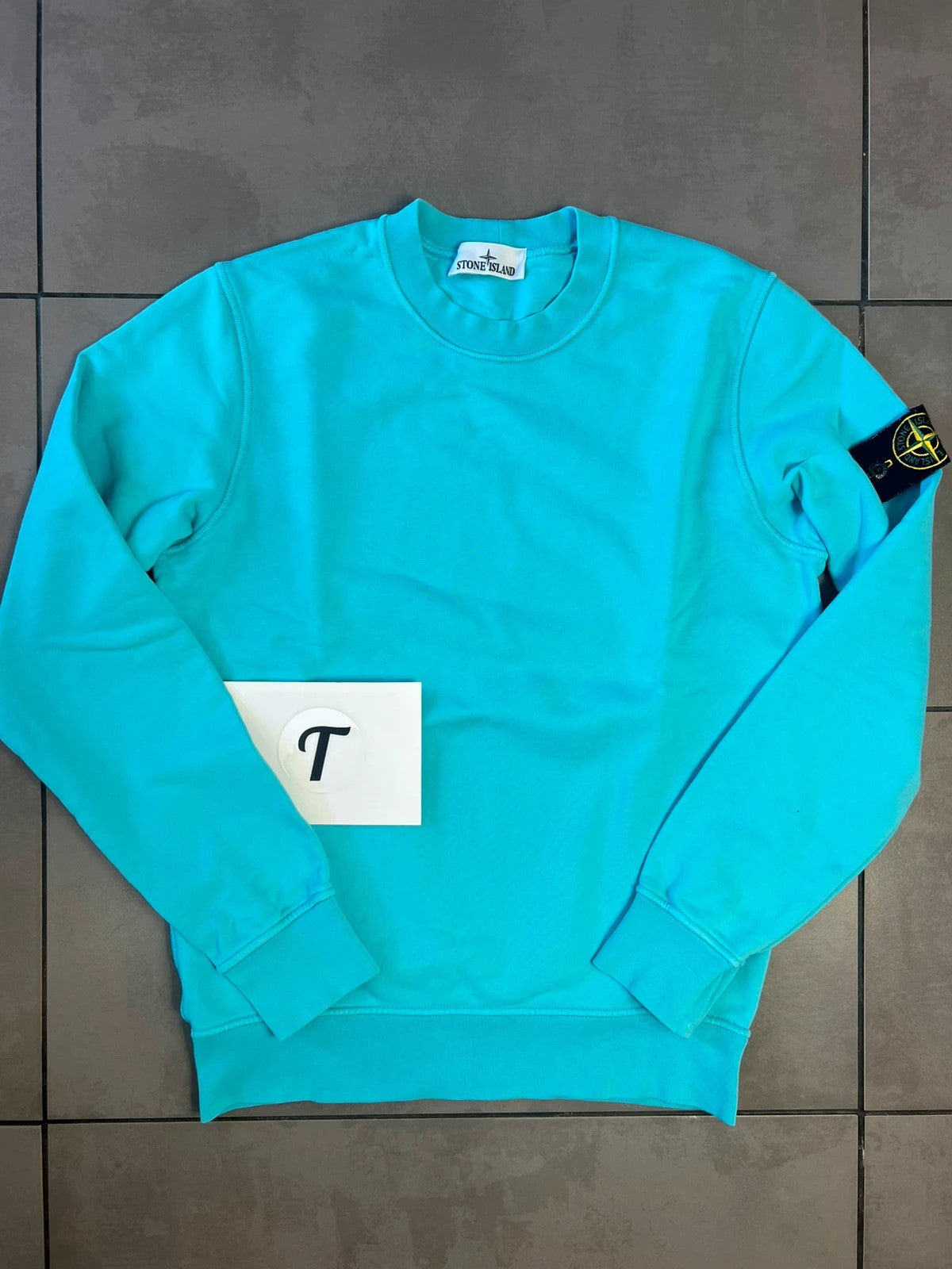 Stone Island Baby Blue Pullover Sweatshirt