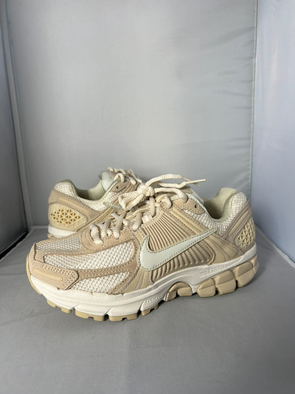 Nike Zoom Vomero 5 Beige White Womens UK3