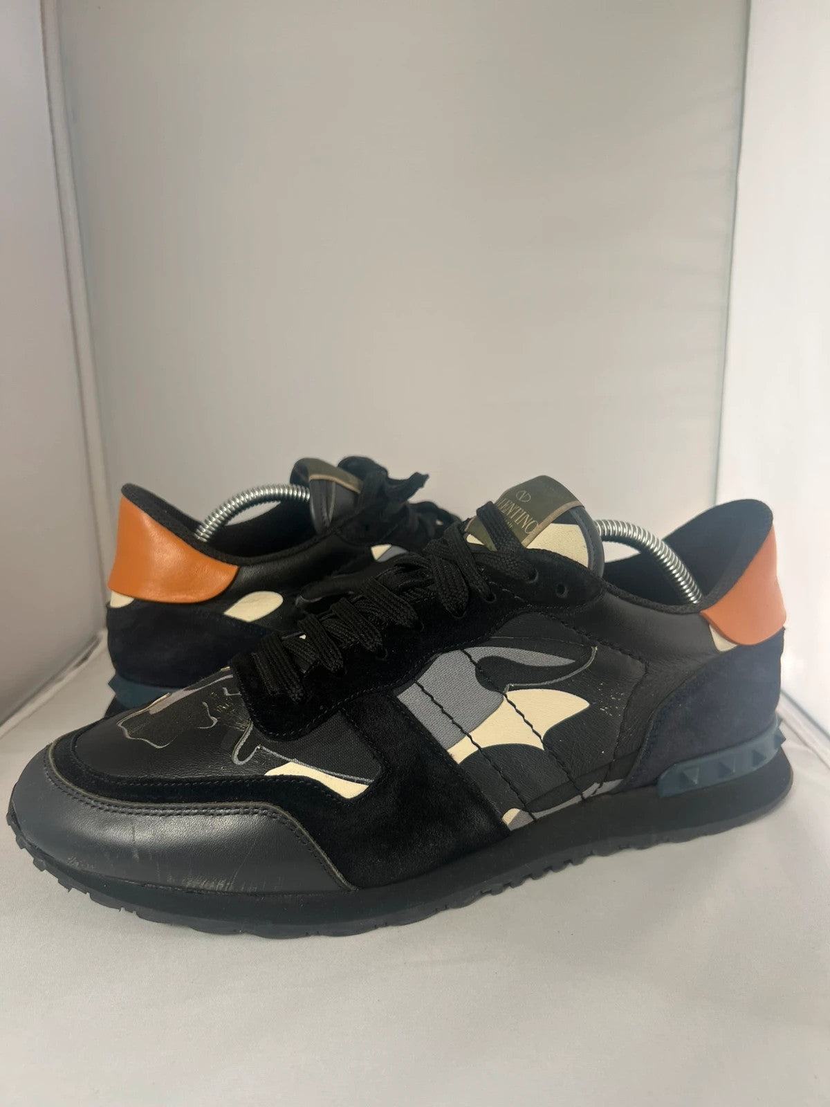 Valentino Black Camo Rockrunner Trainer EU43 UK9