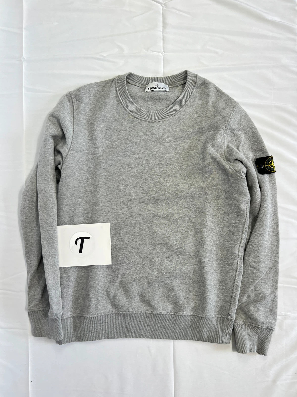 Stone Island Grey Pullover Sweatshirt
