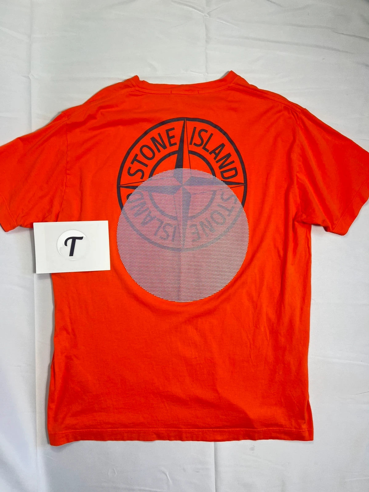 Stone Island Tricromia Tshirt Orange/Peach
