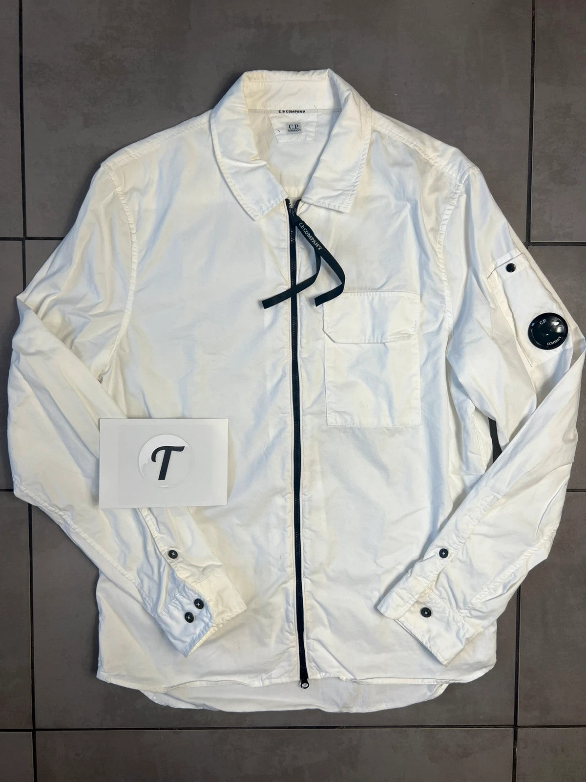 Cp Company White Overshirt