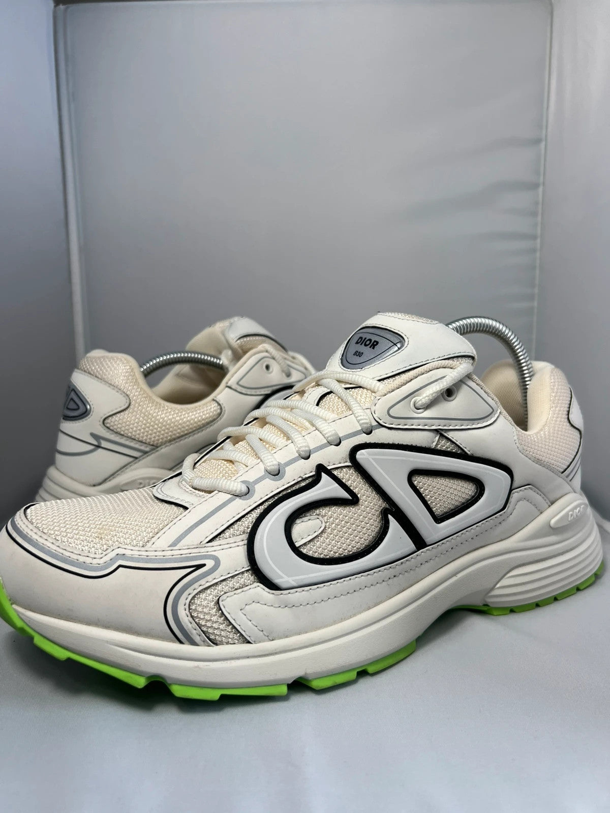 DIOR B30 Yellow & White Trainer Runners UK10 EU44