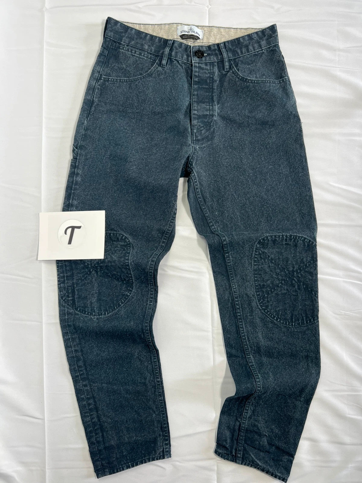 Stone Island Small Compass Logo Jeans Graphite Grey/Washed Denim