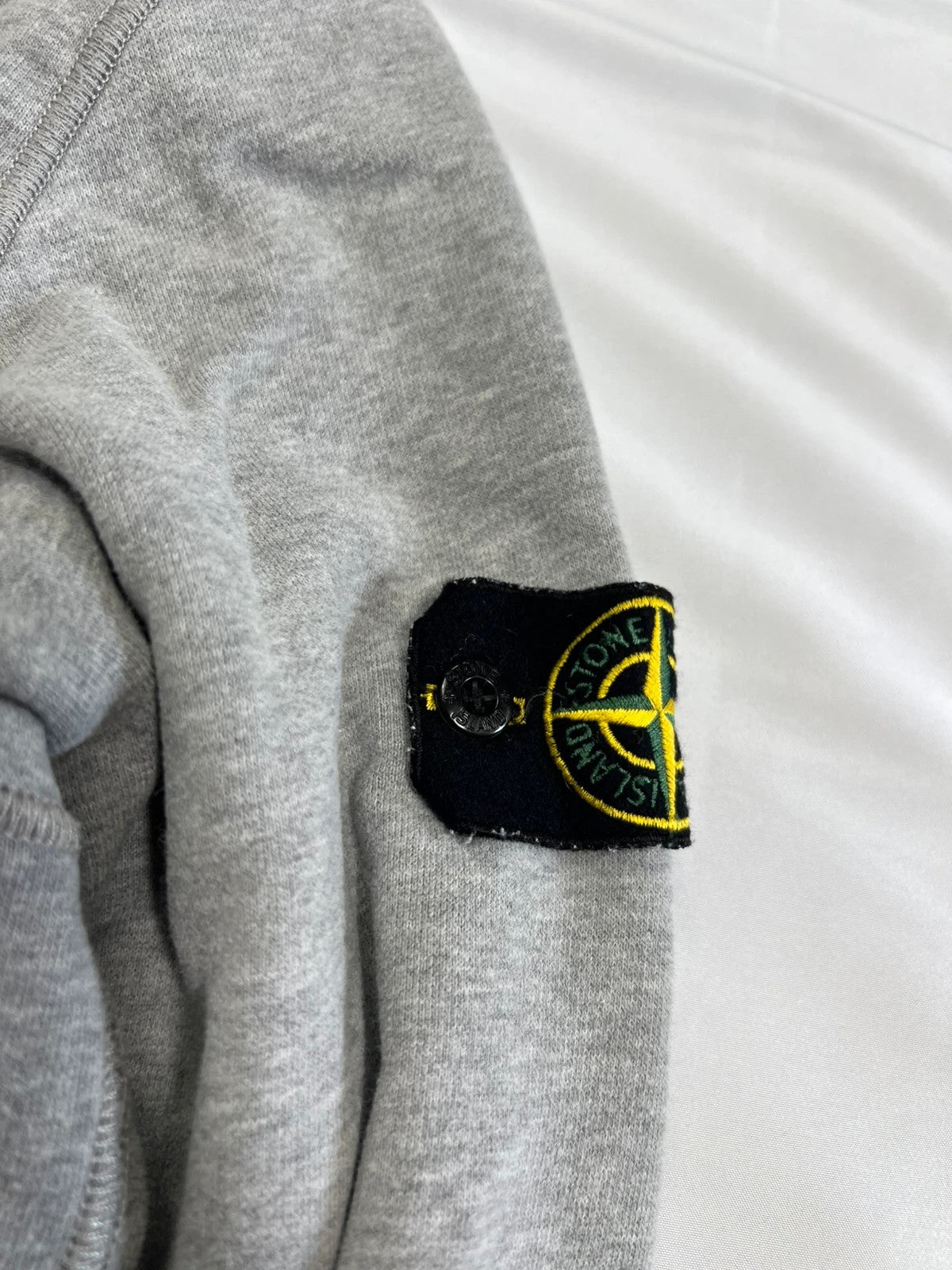 Stone Island Grey Pullover Sweatshirt