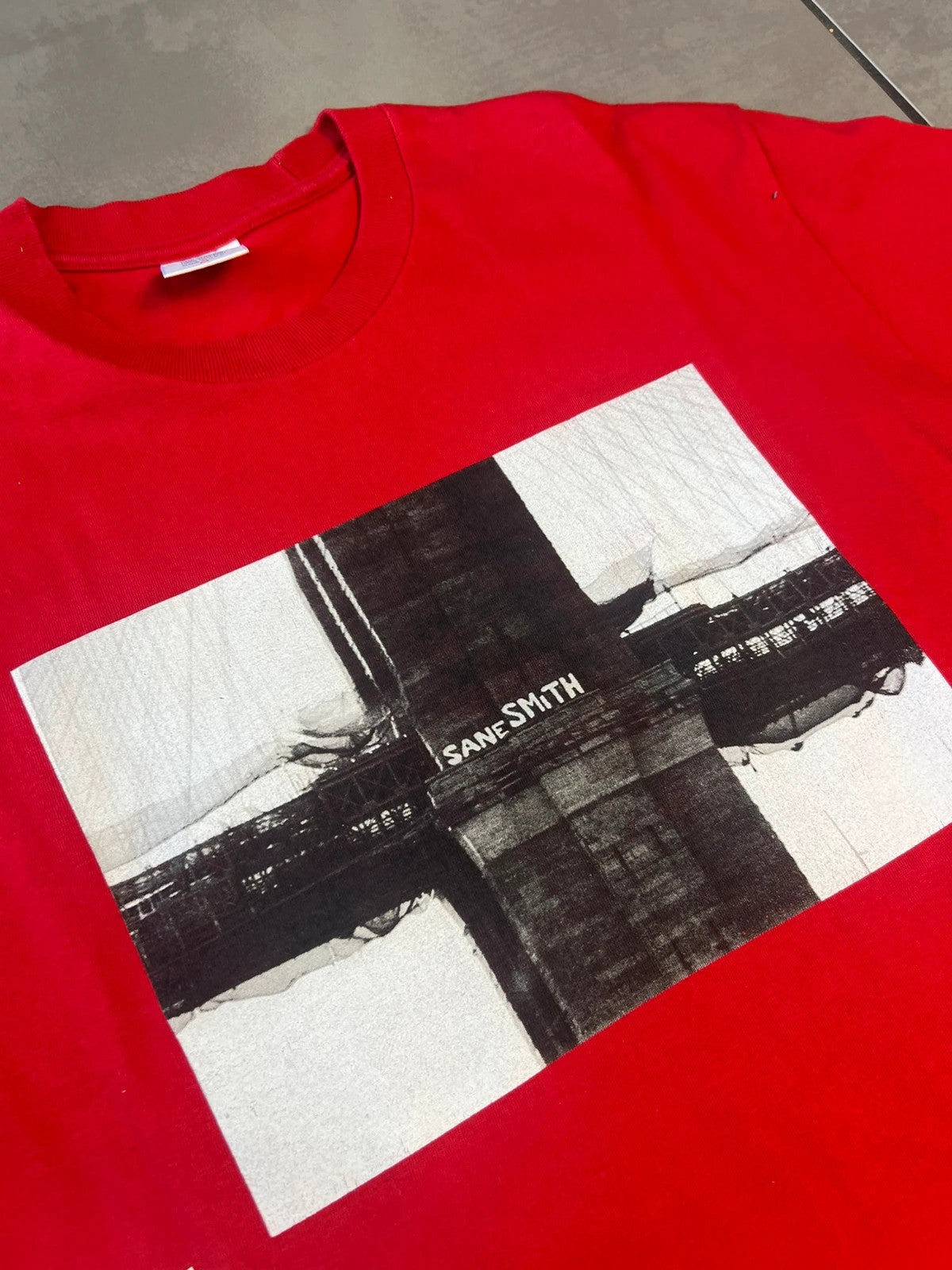 Supreme x Sane Smith Red Tshirt FW19