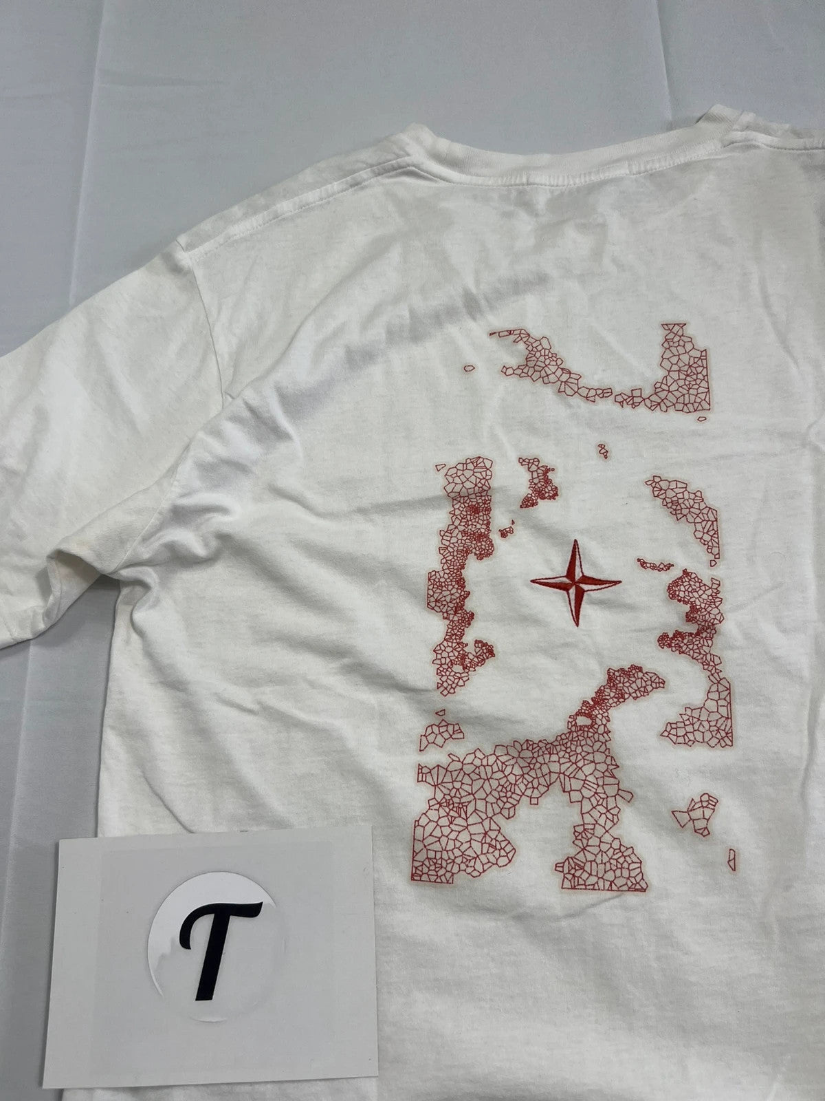 Stone Island Lost Compass Tshirt White