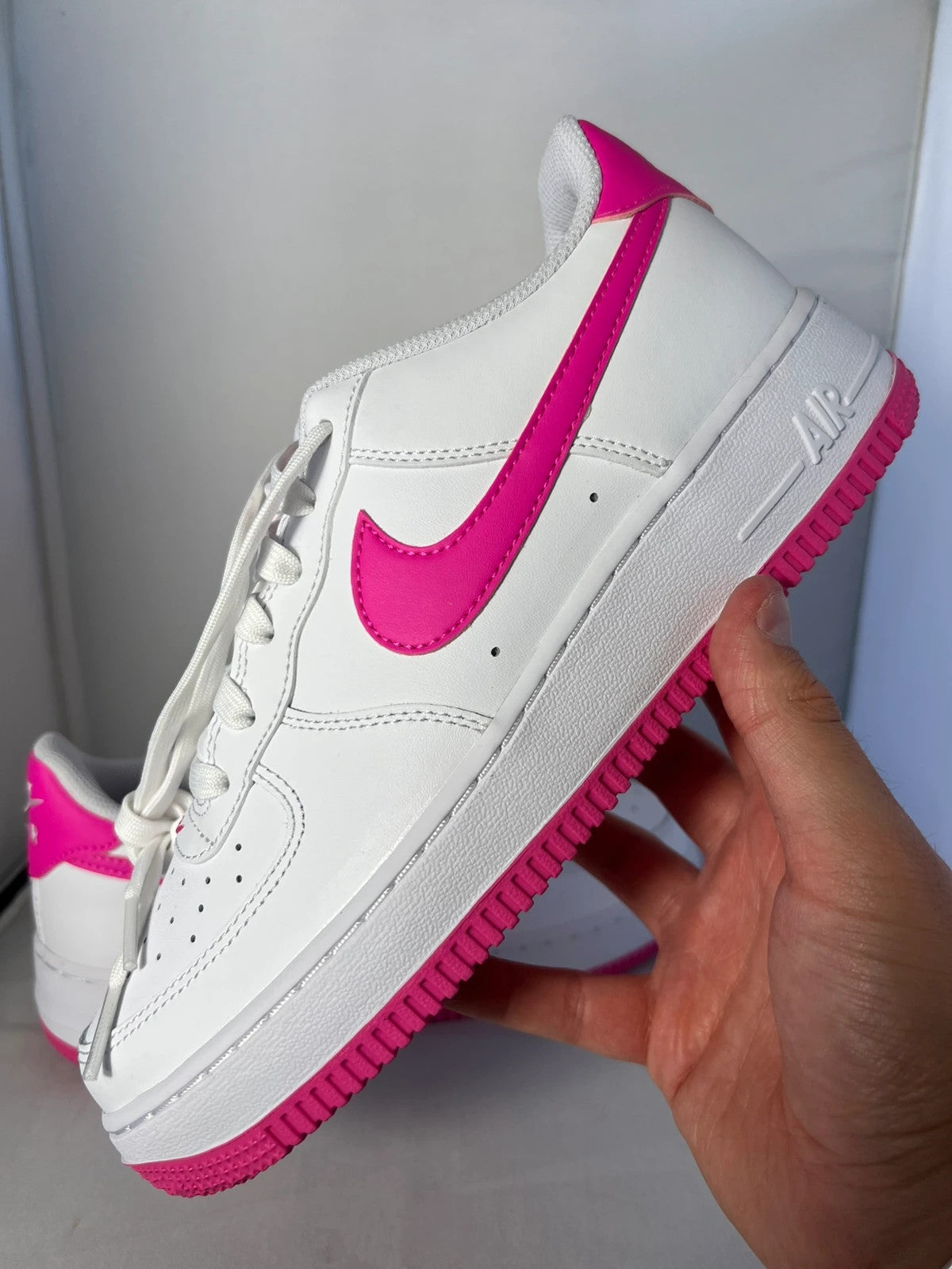 Nike Air Force 1 Fuschia / White UK6