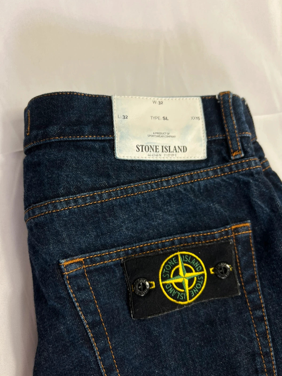 Stone Island Dark Navy Denim Jeans 32W