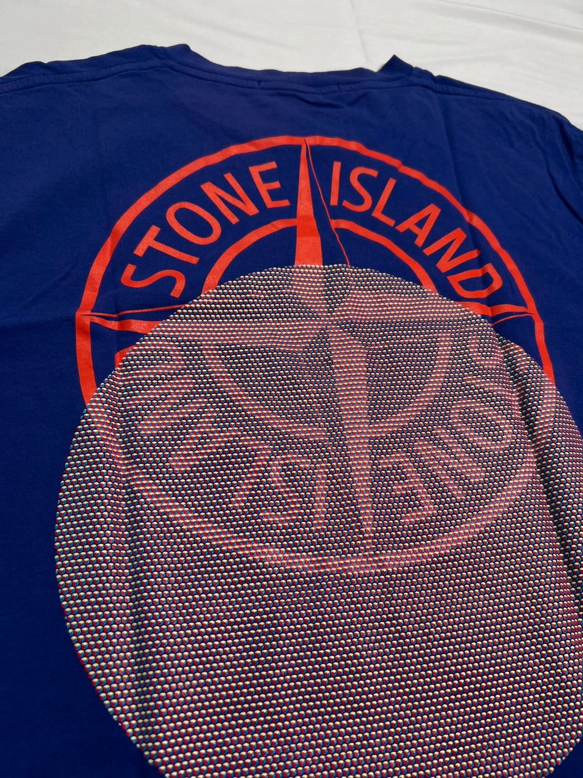 Stone Island Tricromia Royal Blue Tshirt