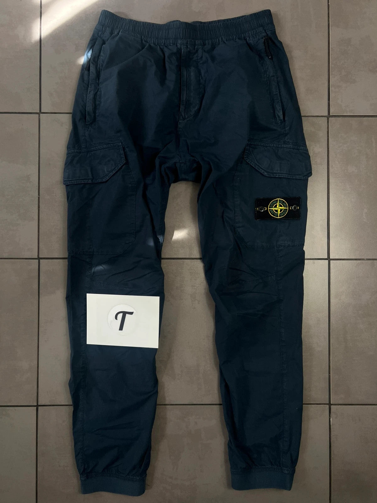 Stone Island Type RE - T Cargos Cargo Trousers Navy
