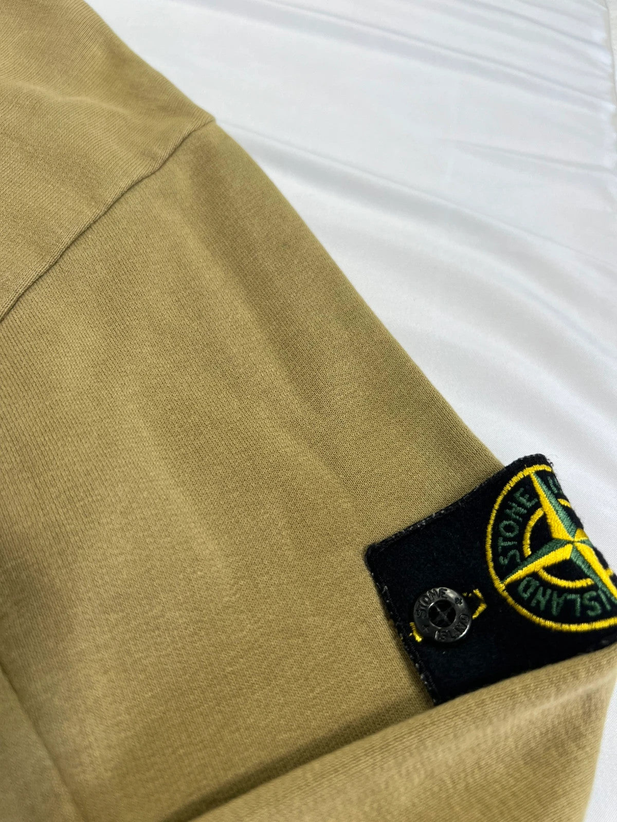 Stone Island Khaki Pullover Sweatshirt