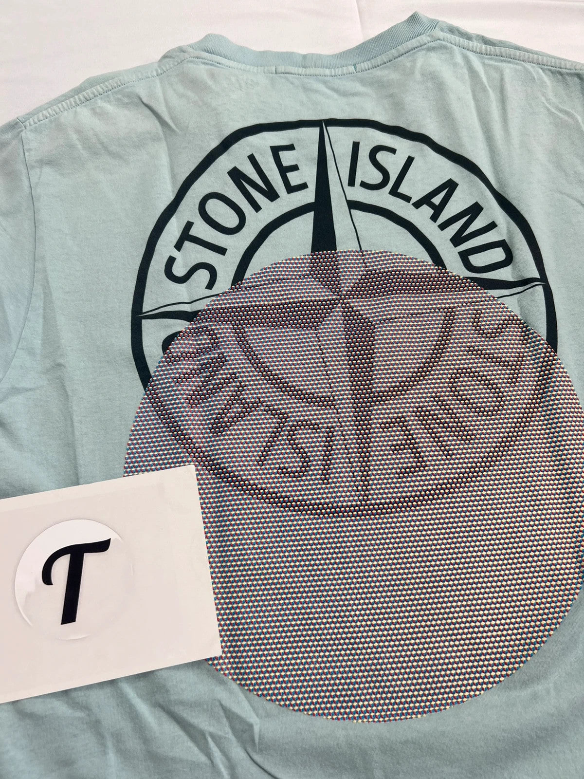 Stone Island Tricromia Light Blue Tshirt