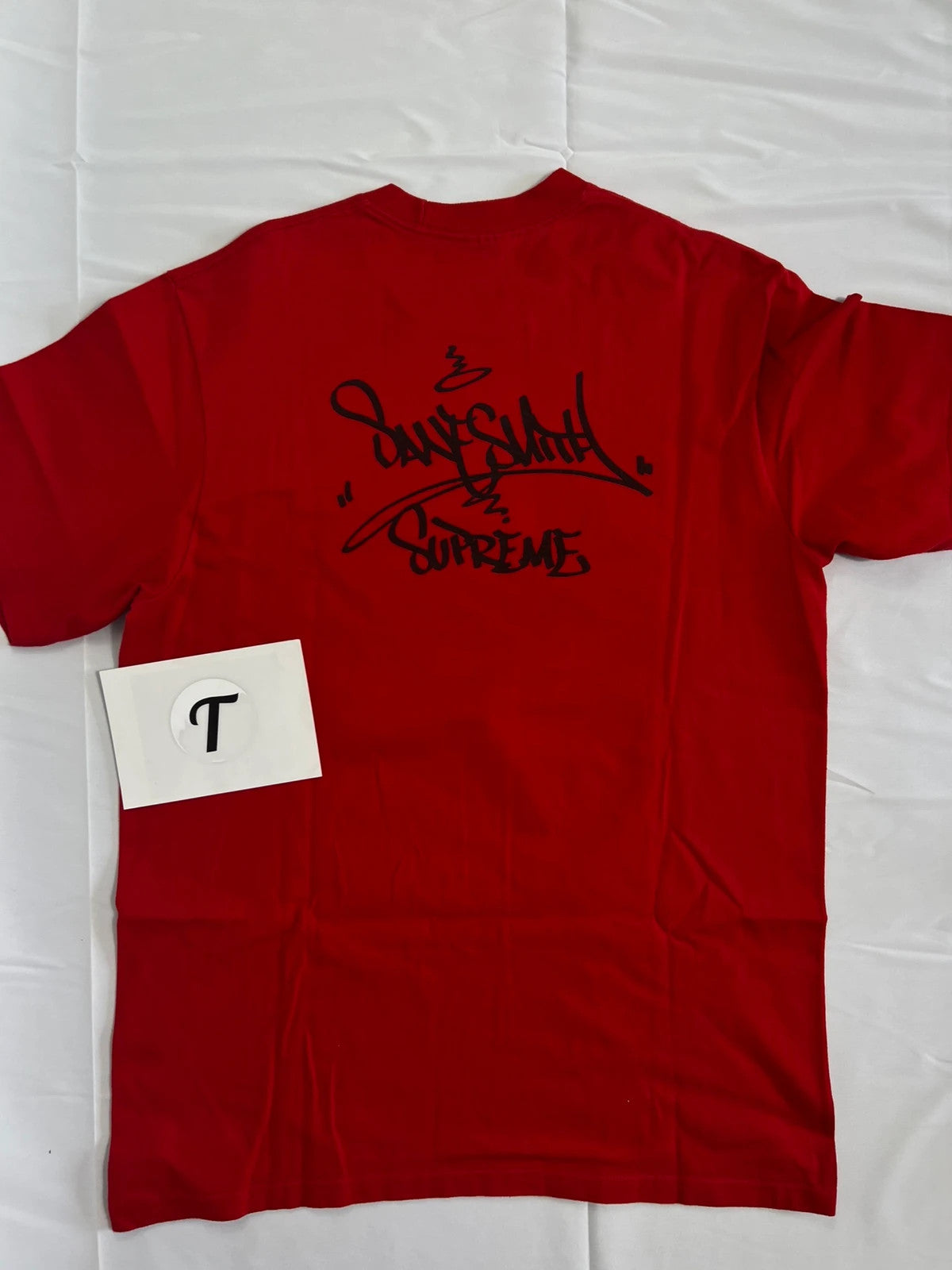 Supreme x Sane Smith Red Tshirt FW19