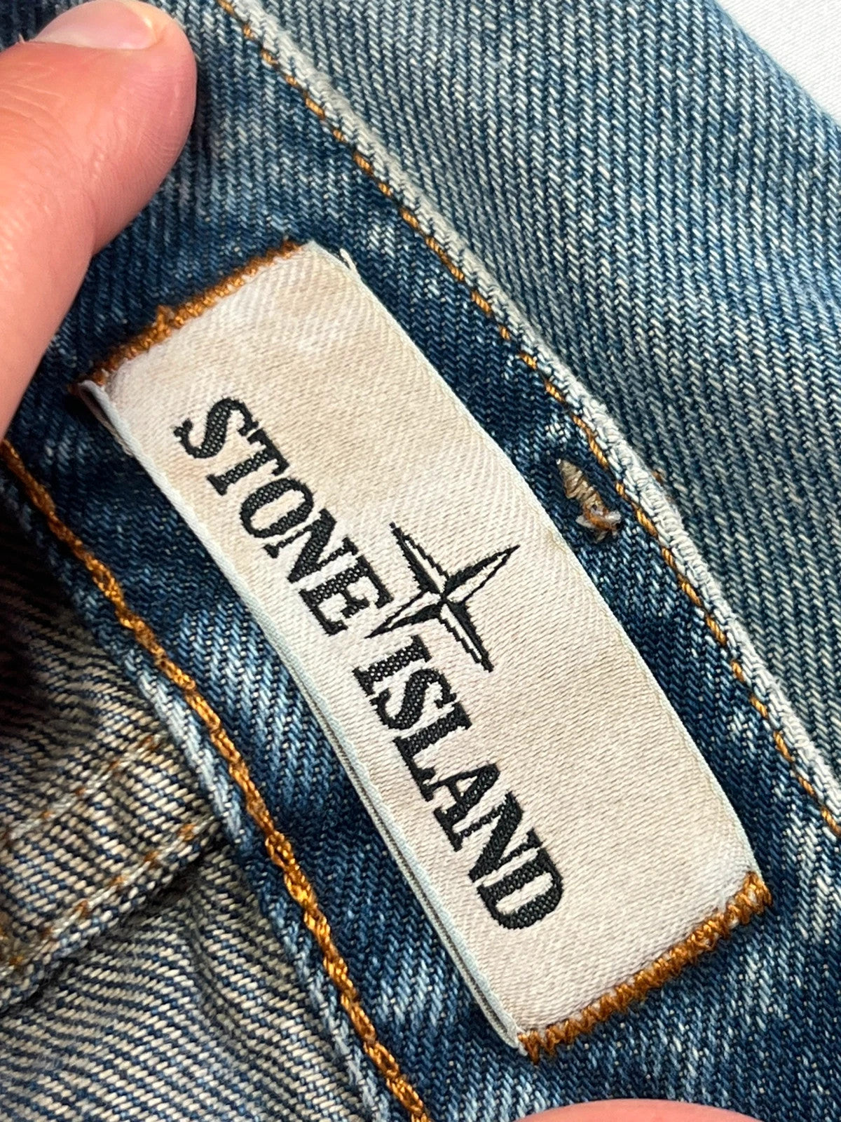 Stone Island Light Washed Blue Denim Jeans W34 L34