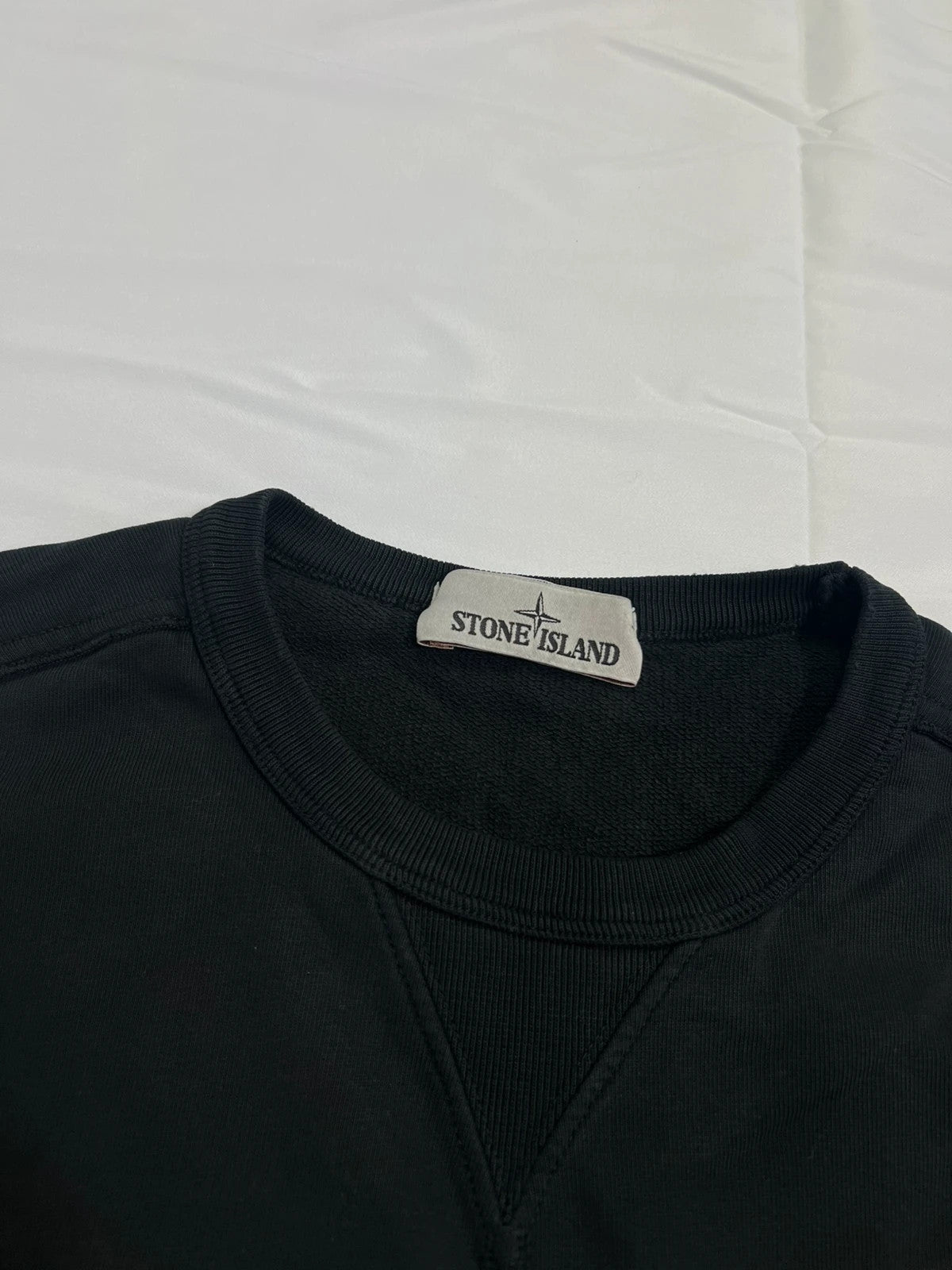 Stone Island Black Pullover Sweatshirt