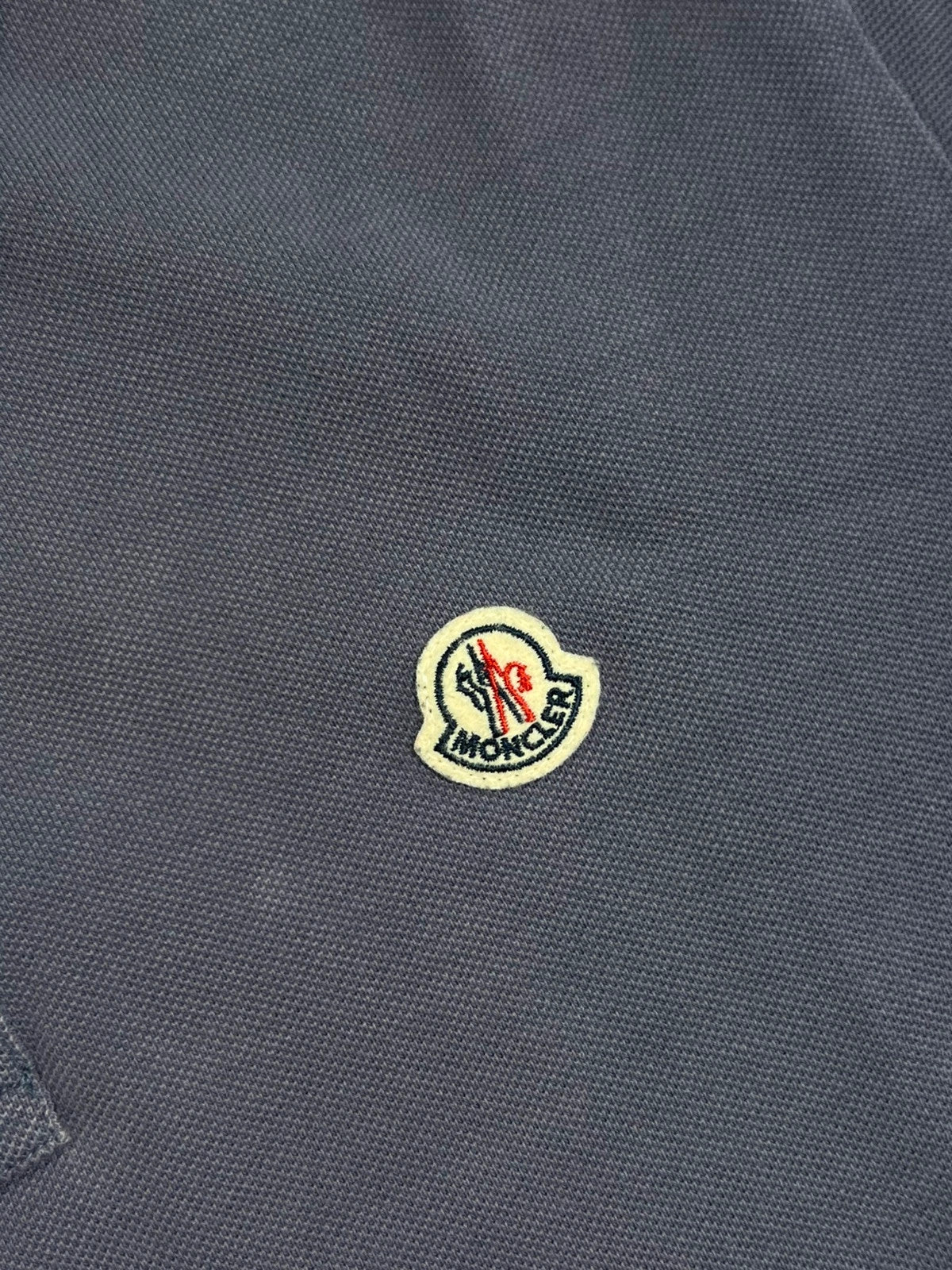 Moncler Maglia Navy Blue Polo Shirt