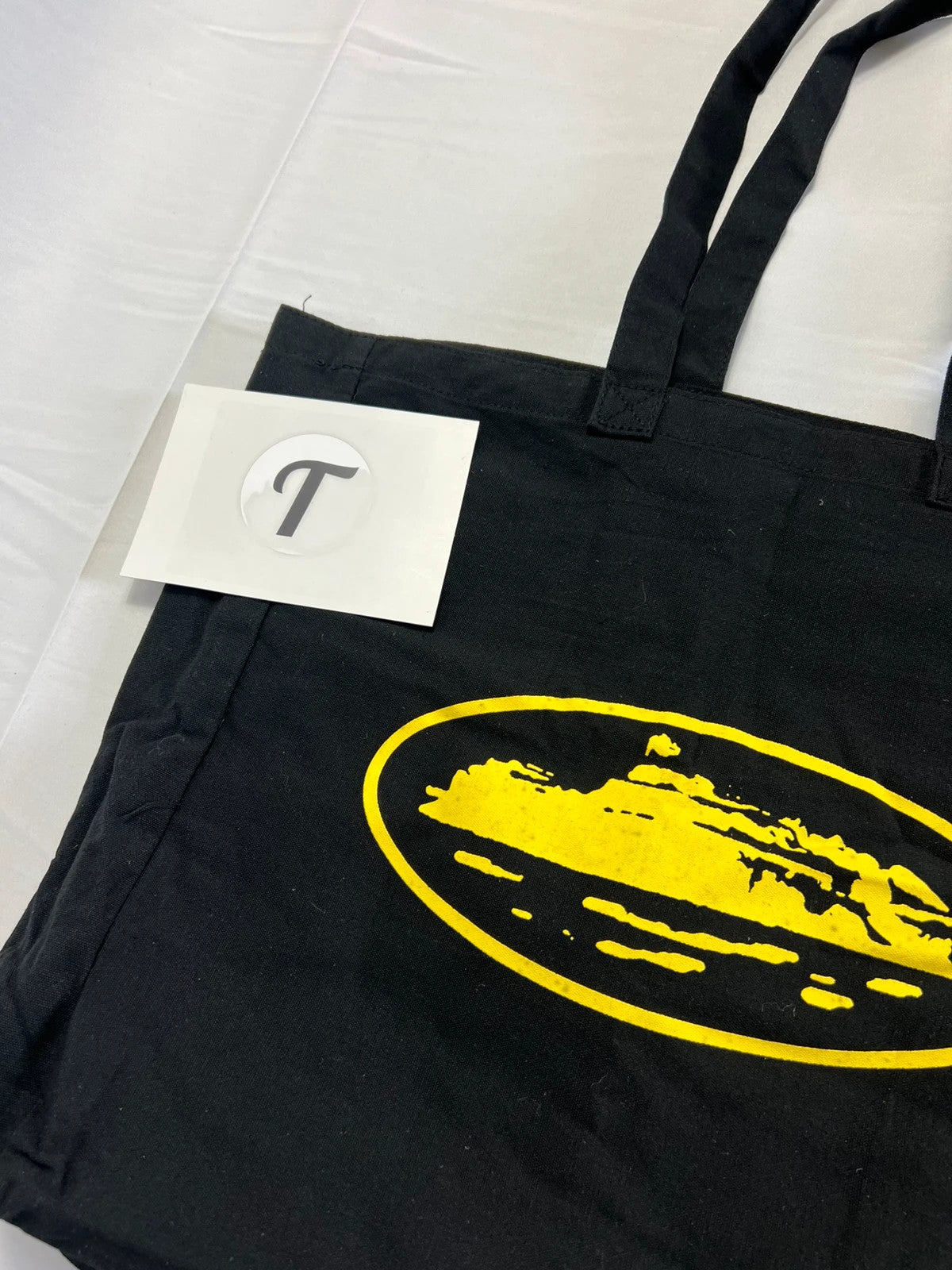 Corteiz Yellow & Black Official Tote Bag