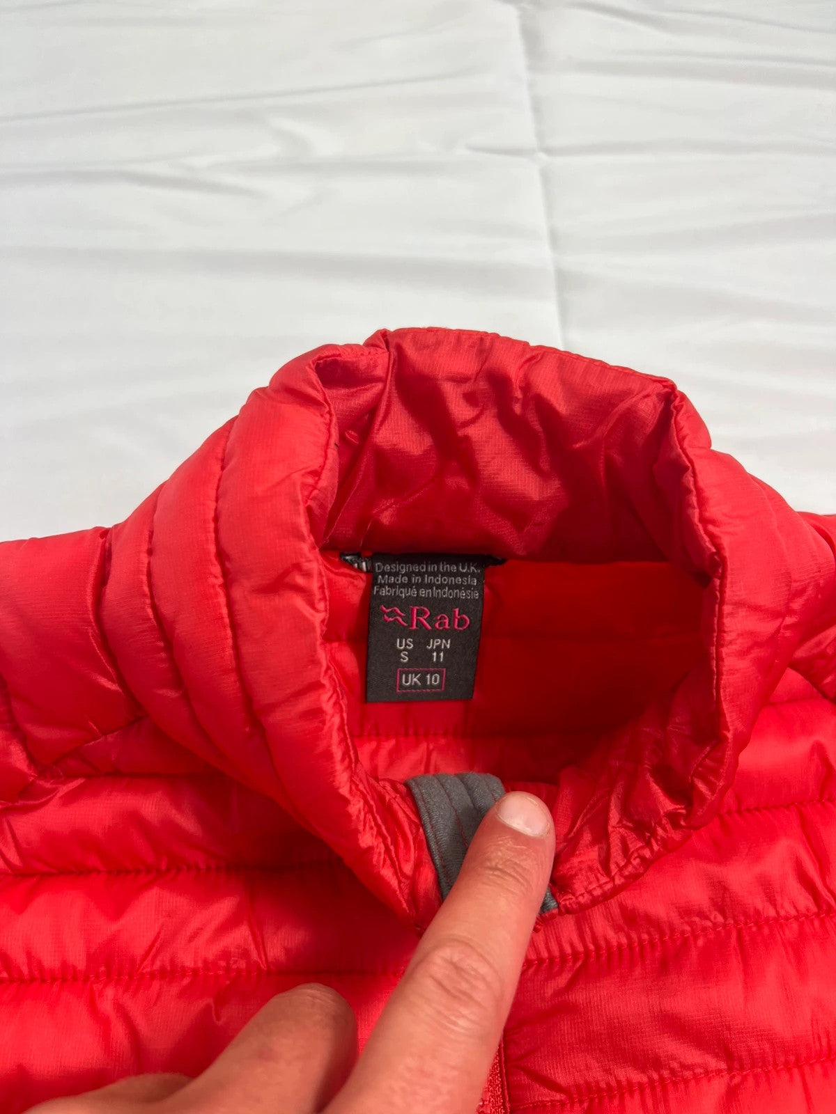 Rab Cirrus Flex Orange Down Jacket Womens