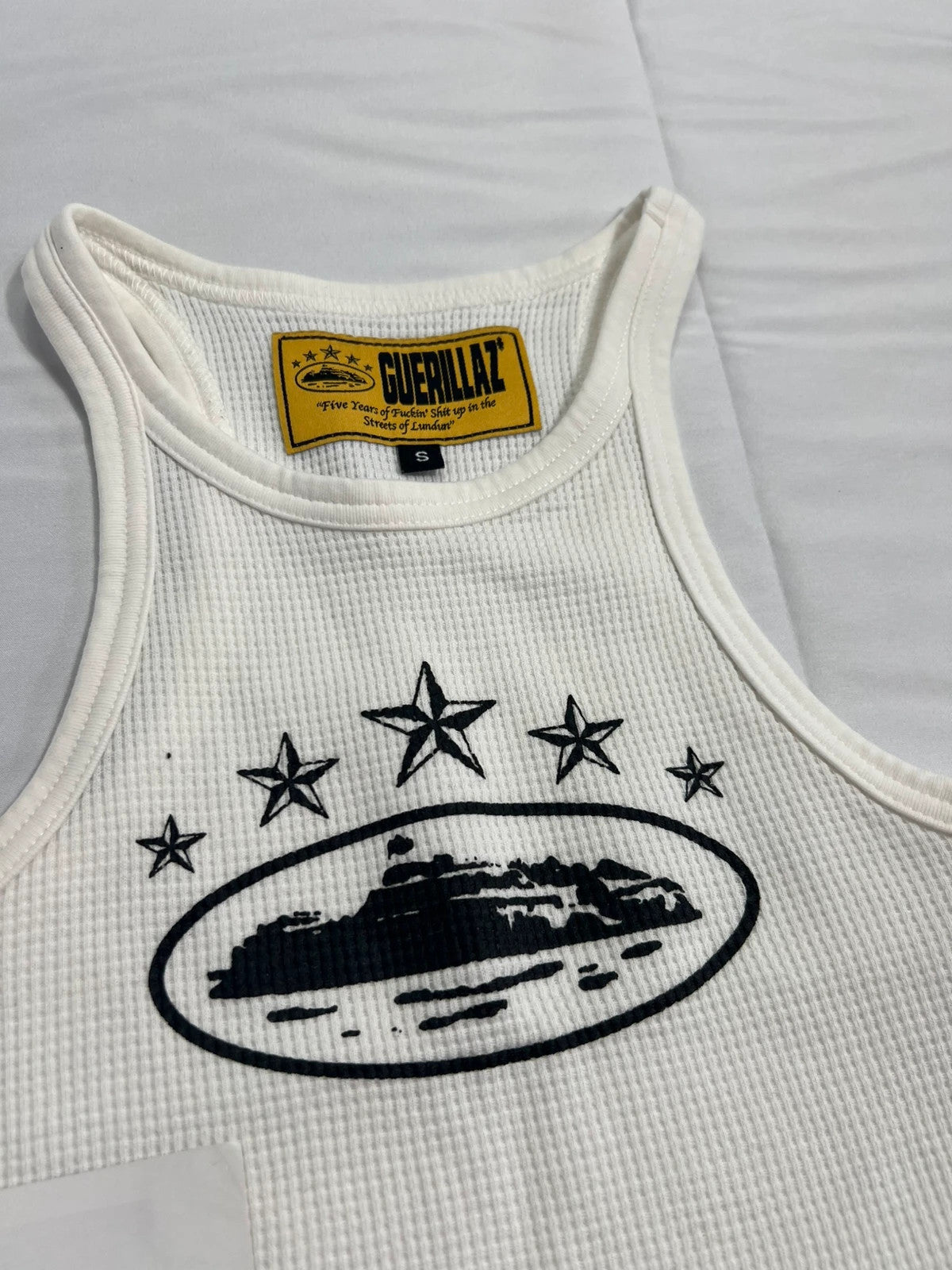 Corteiz CRTZ Women’s Vest White Alcatraz Logo