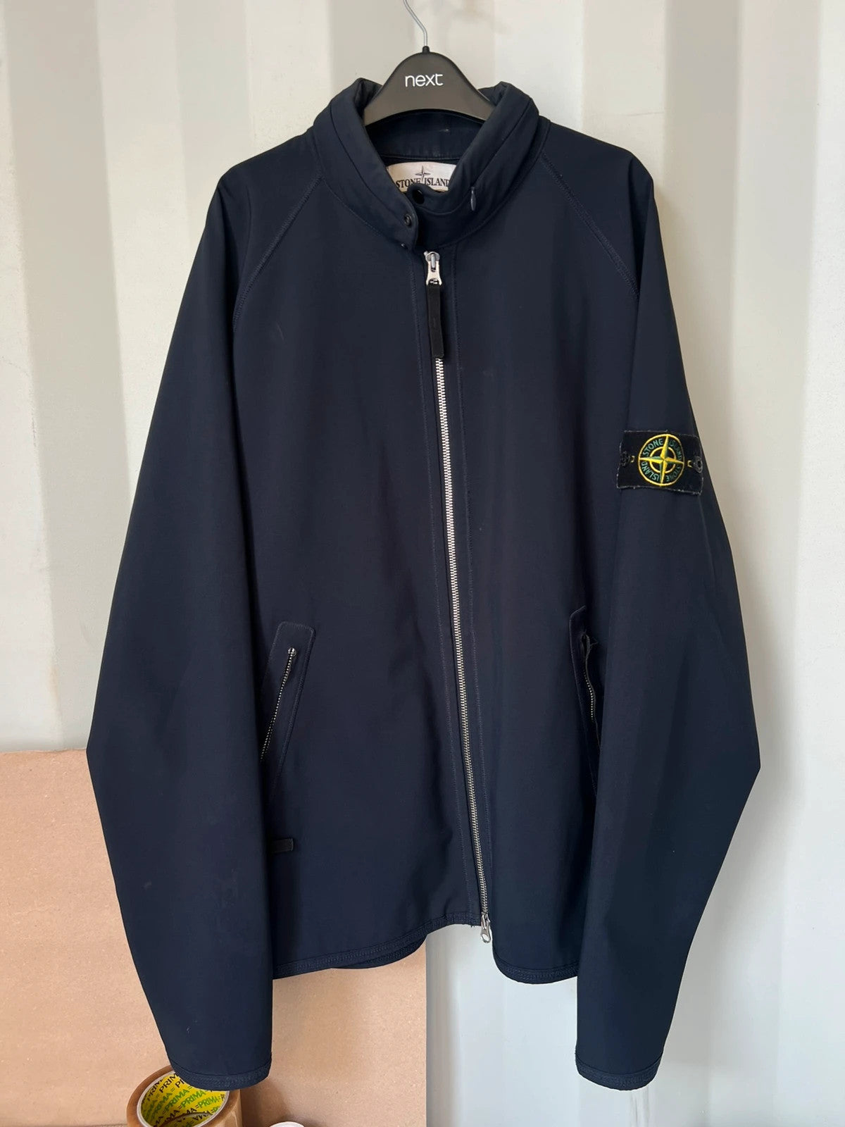 Stone island Navy Soft Shell Jacket