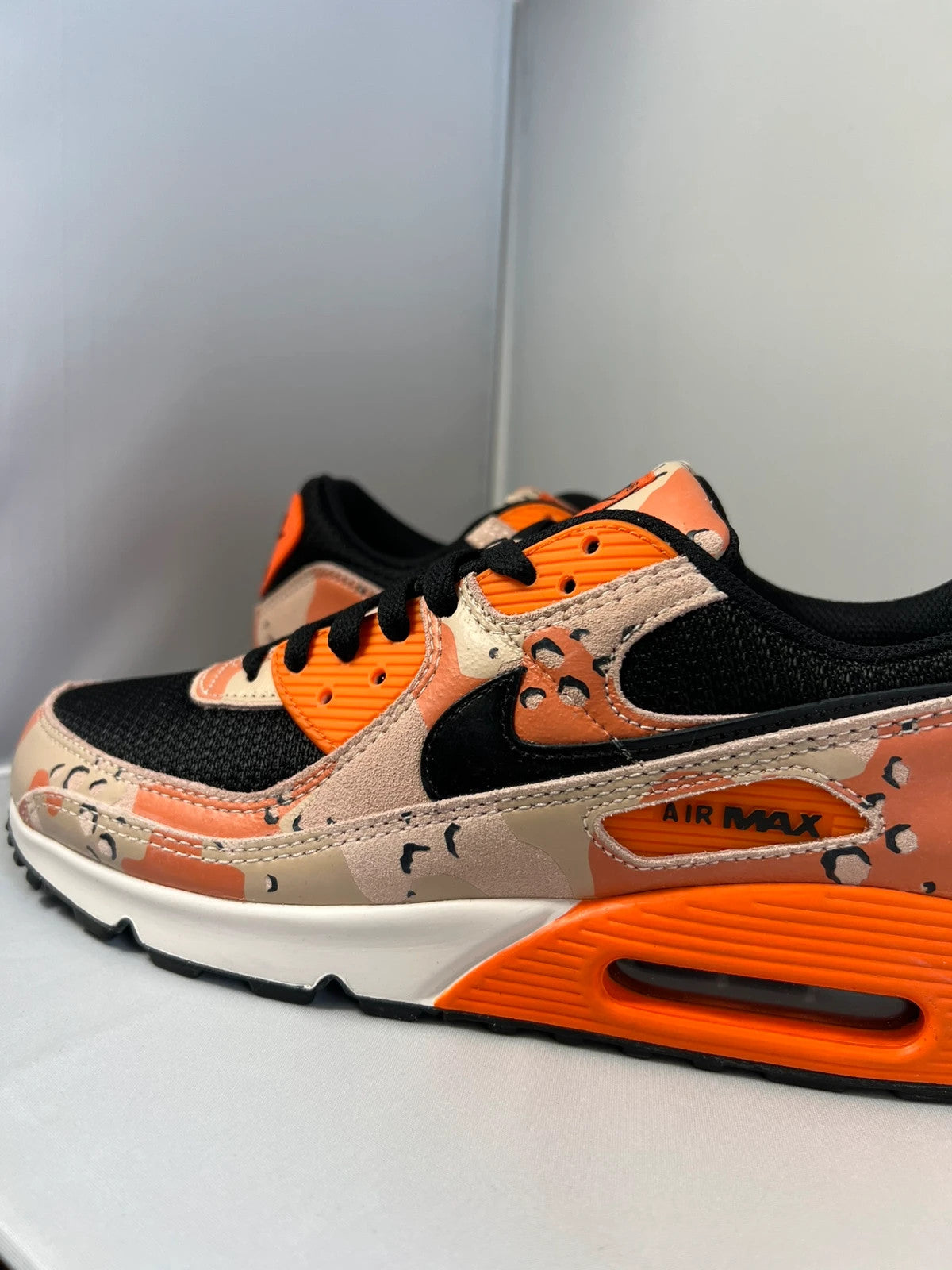 Nike Air Max 90 Camo Pack Bio Biege / Safety Orange