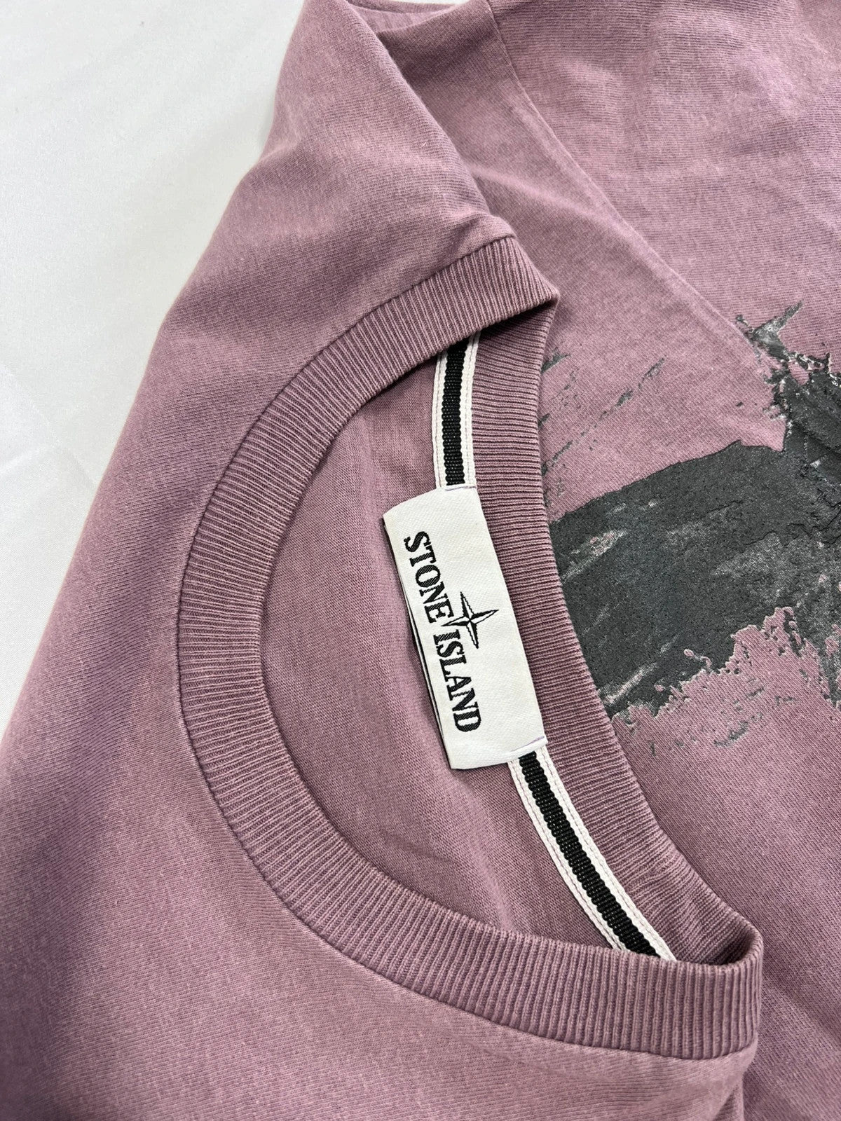 Stone Island Isola Di Pietra Paint Splatter Tshirt