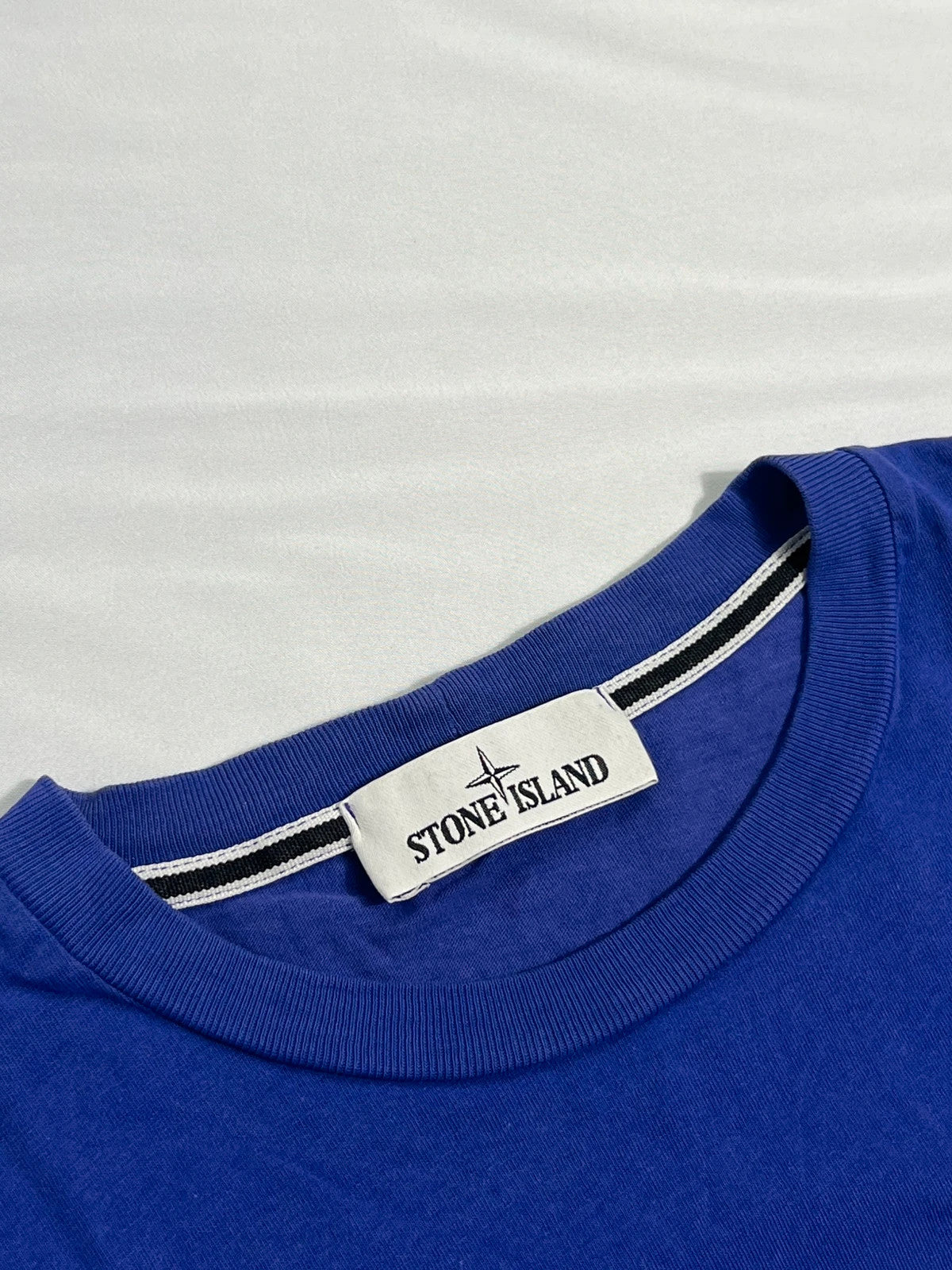 Stone Island Tricromia Royal Blue Tshirt