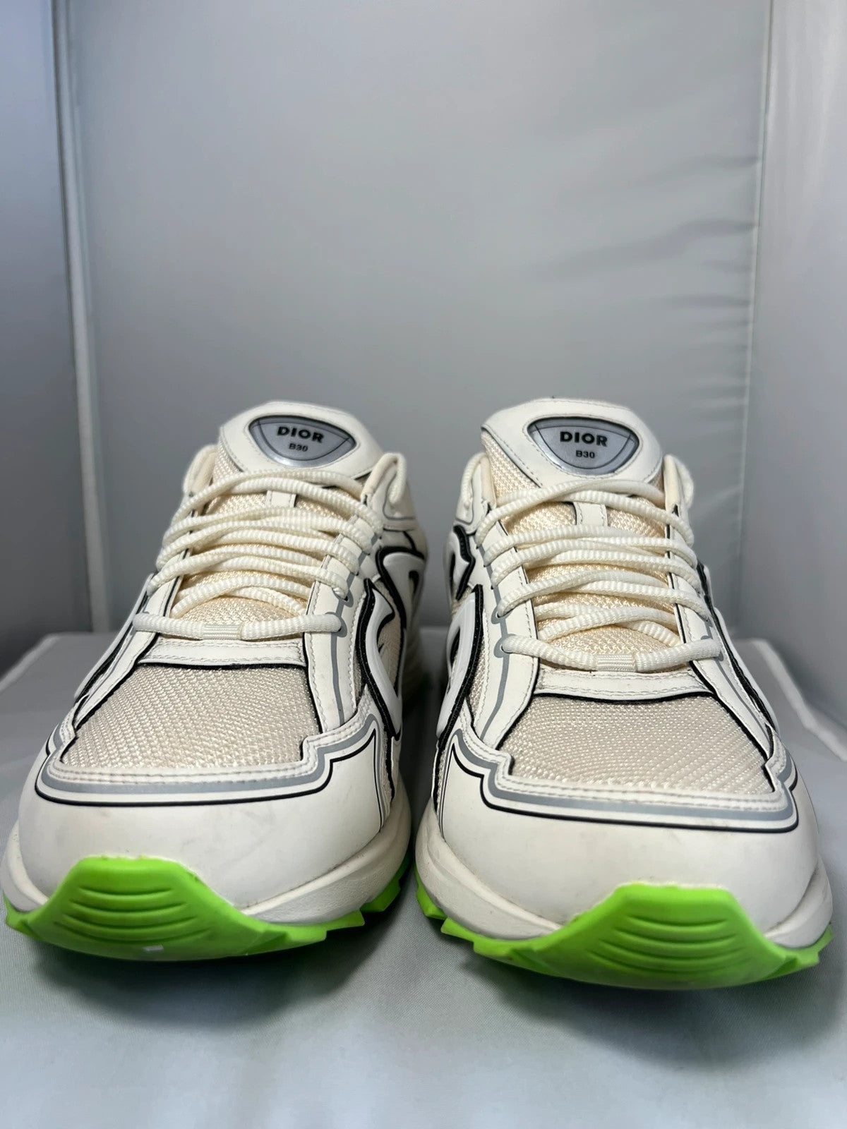 DIOR B30 Yellow & White Trainer Runners UK10 EU44