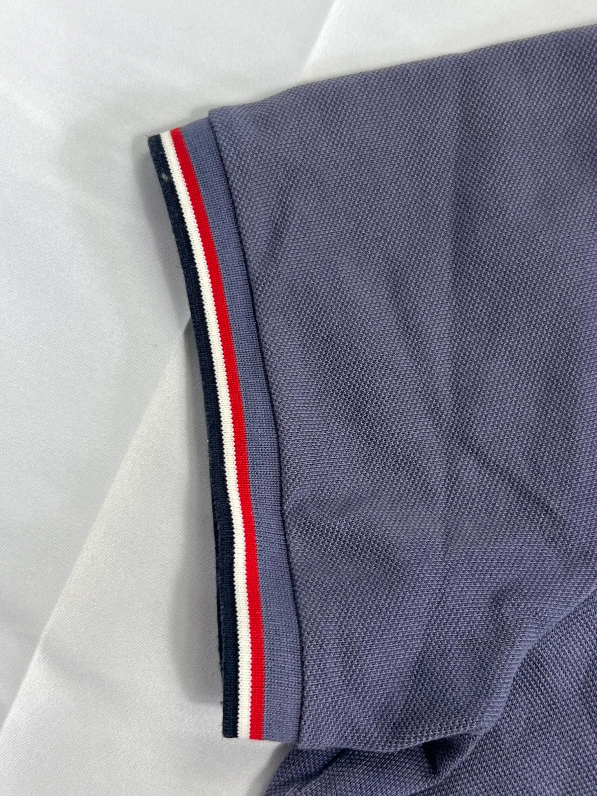 Moncler Maglia Navy Blue Polo Shirt
