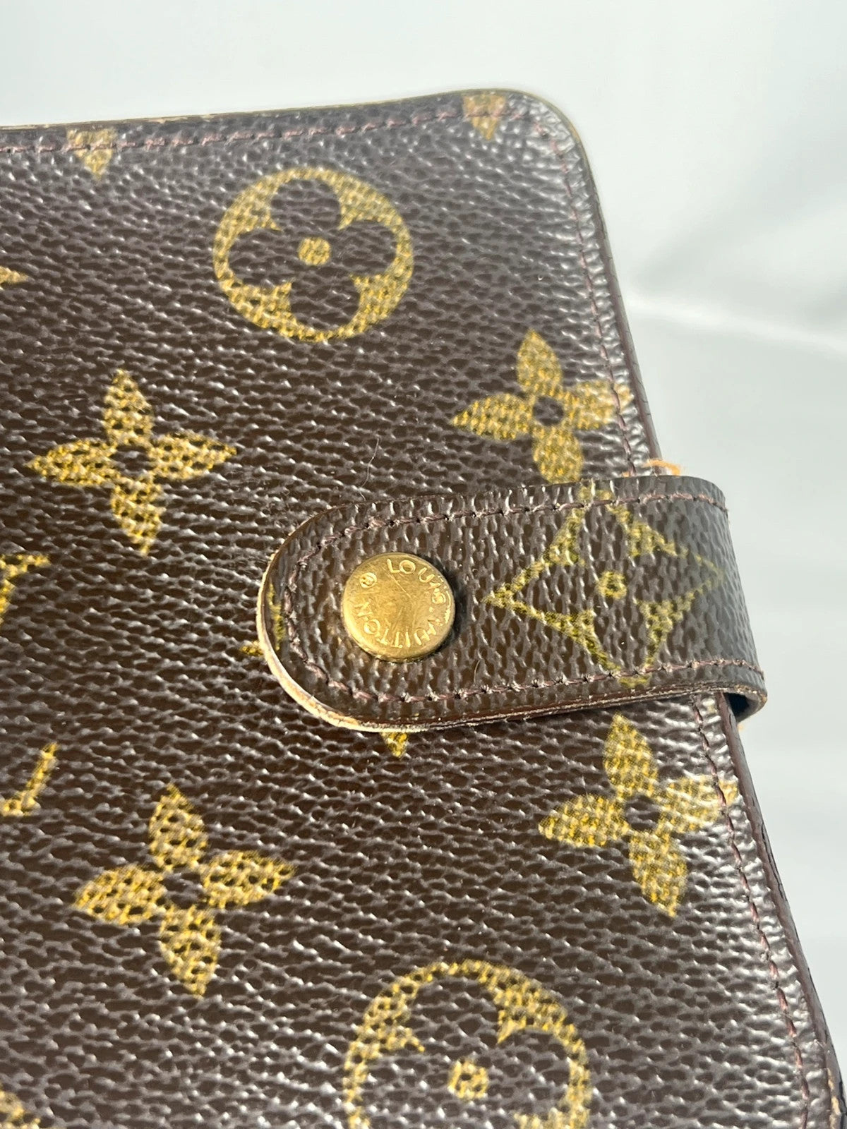 Louis Vuitton Monogram Compact Zip Wallet Purse Vintage