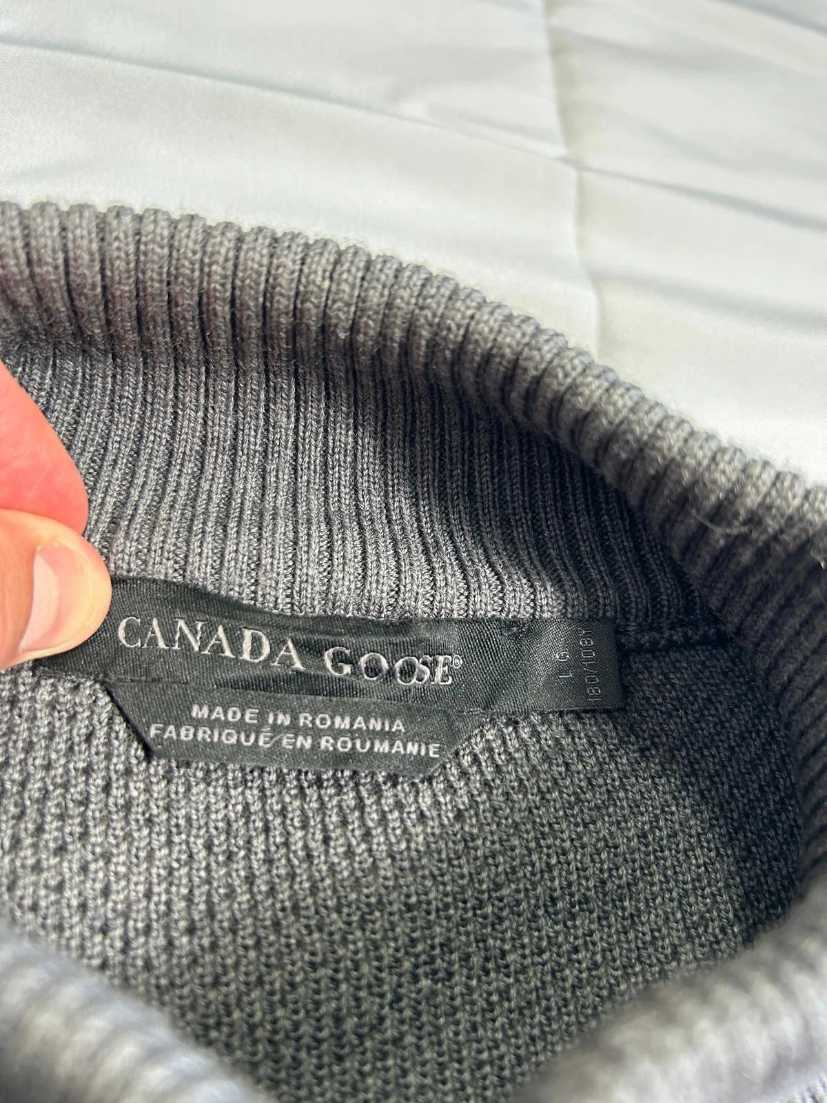 Canada Goose Light Weight Hybridge Knit Gilet Bodywarmer Grey