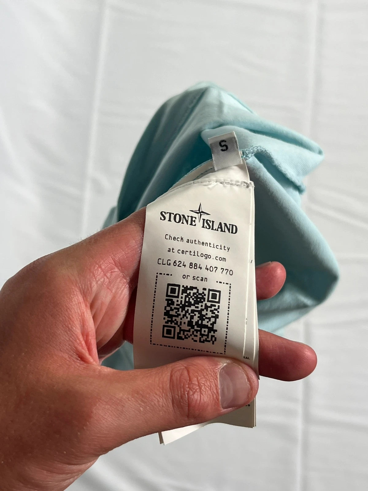 Stone Island Tricromia Light Blue Tshirt