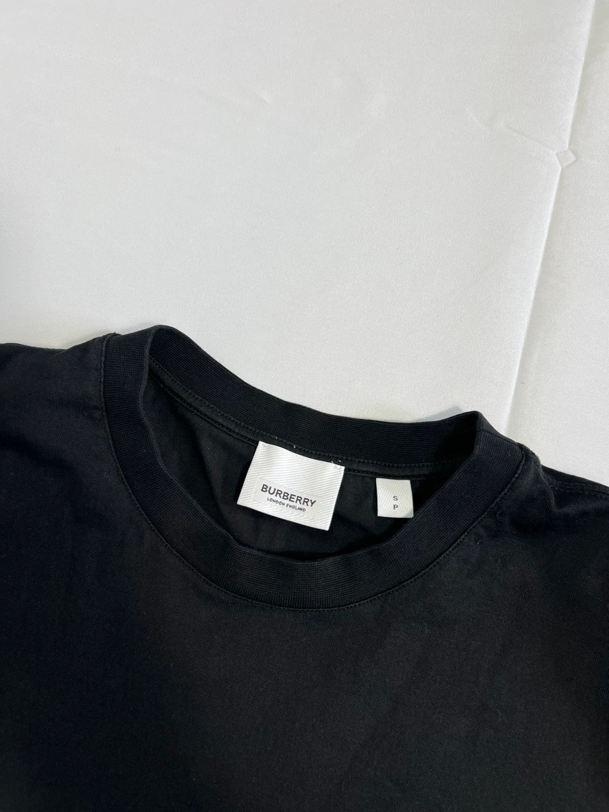 Burberry Ramsay Relaxed Fit Black Logo Tshirt
