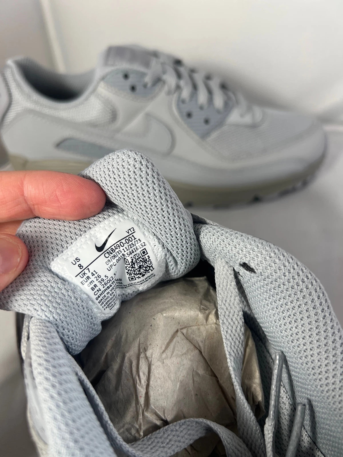 Nike Air Max 90 Wolf Grey UK7