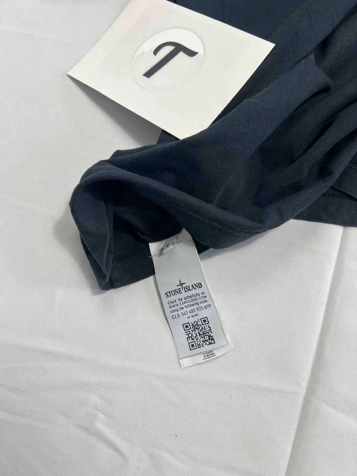 Stone Island Red Side Logo Institutional Tshirt