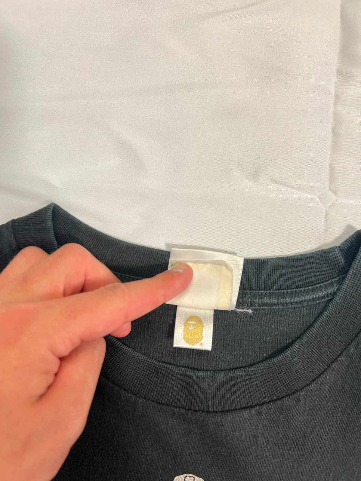 A Bathing Ape Bape Shark Stitch Tshirt Black