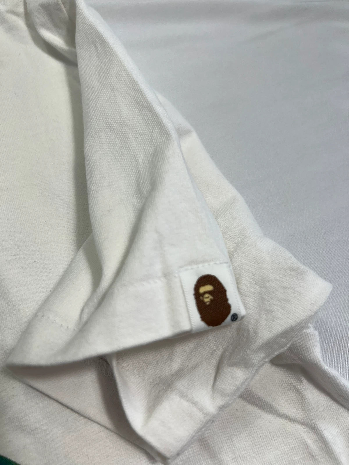 A Bathing Ape Bape Shark Camo / White Tshirt